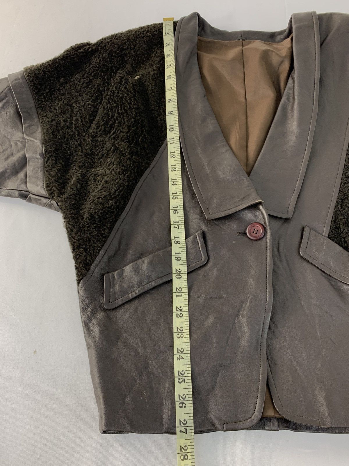 Japanese Brand 80s 90s Leather Jacket Made in Japan Single Button Style Size US M / EU 48-50 / 2 - 12 Thumbnail
