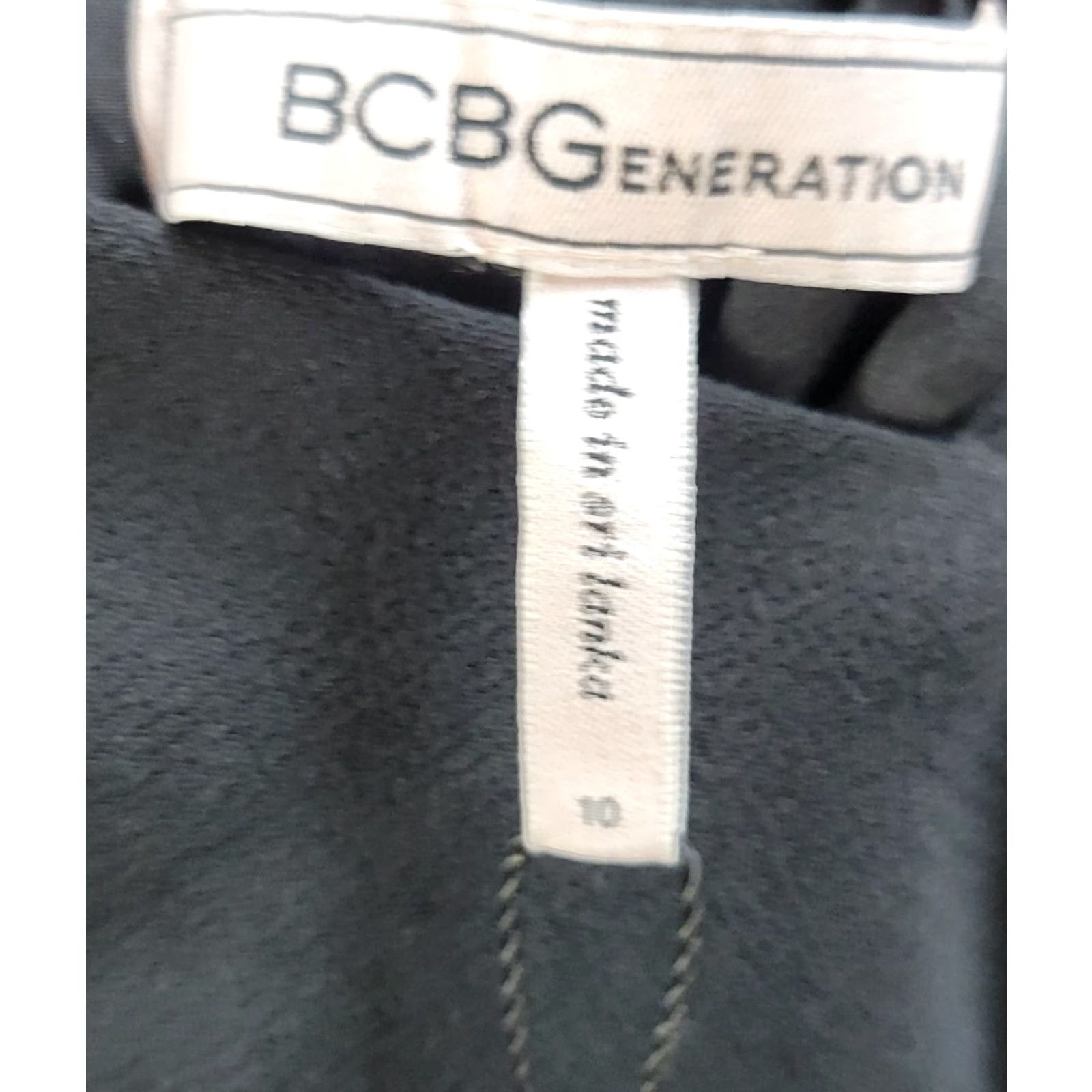 BCBGeneration BCBGeneration Black Cross Back Mini Dress Sundress Party Cocktail Sz 10 NWT Womens Dress Size L / US 10 / IT 46 - 3 Thumbnail
