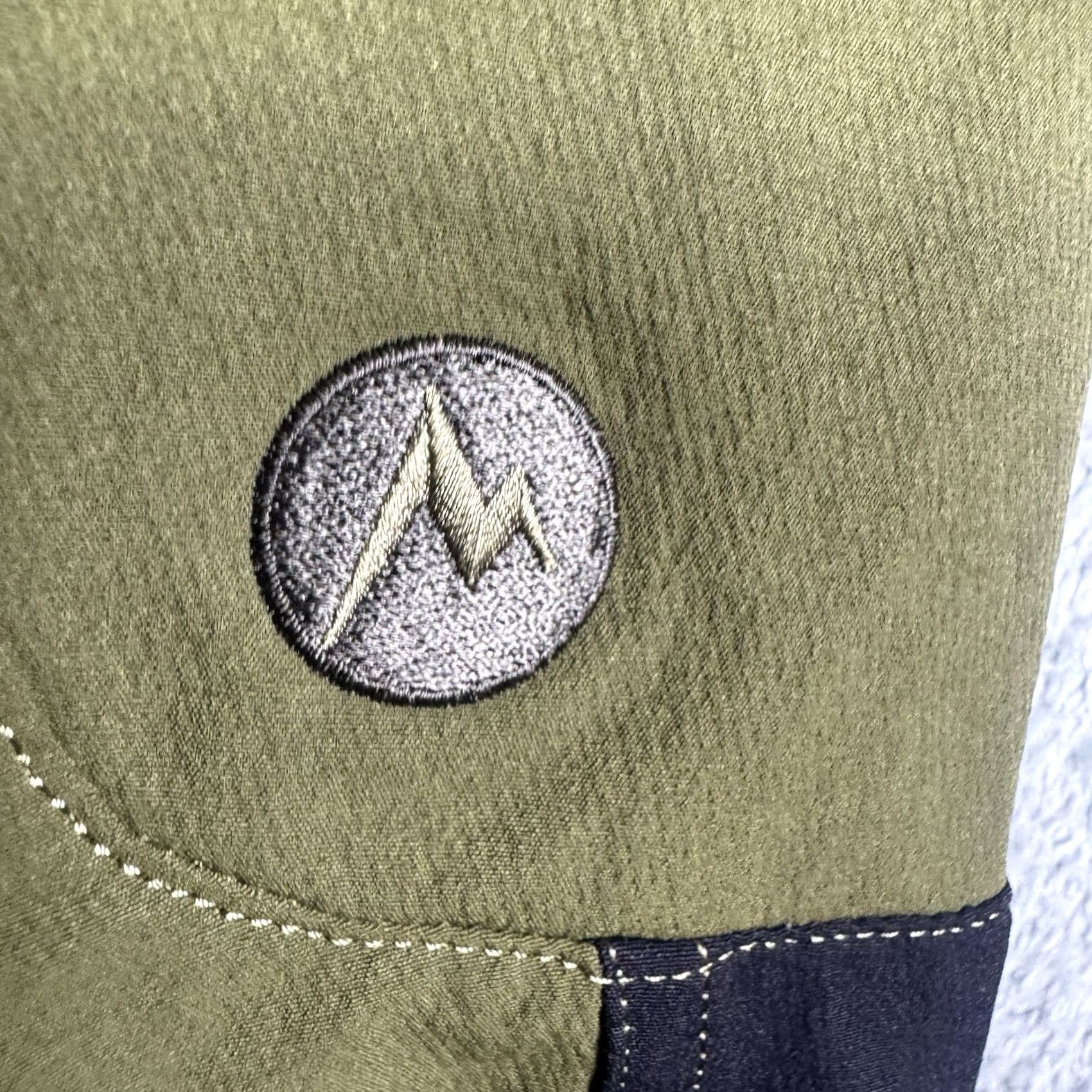 Marmot Marmot Pants Mens L 30x30 Softshell Tech Cargo Belted Olive Highland Performance Size US 33 - 6 Thumbnail