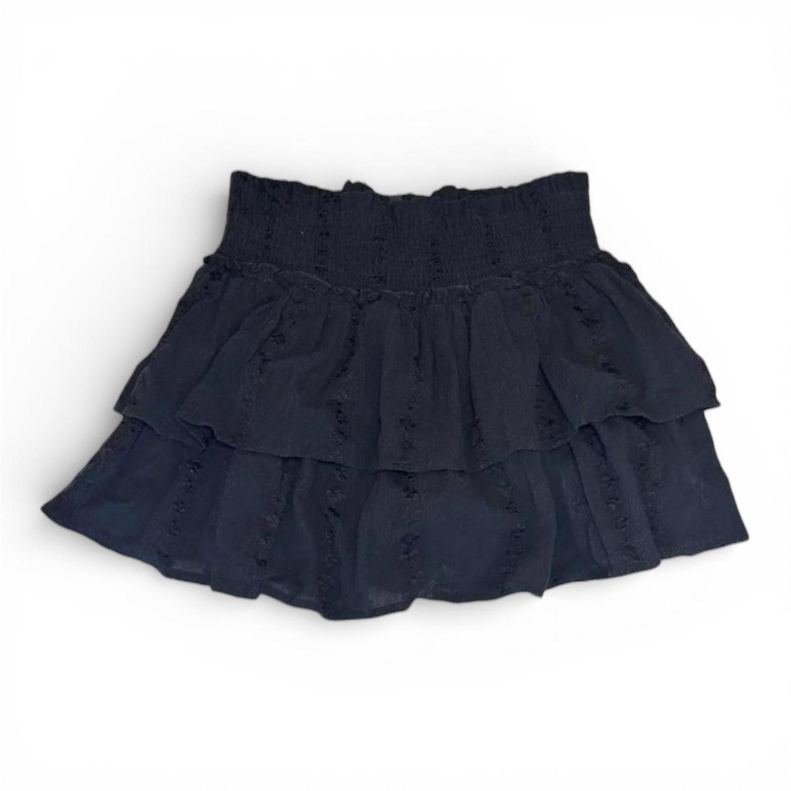 Other Whimsy core coquette black frill mini skirt Size 26" / US 2 / IT 38 - 1 Thumbnail