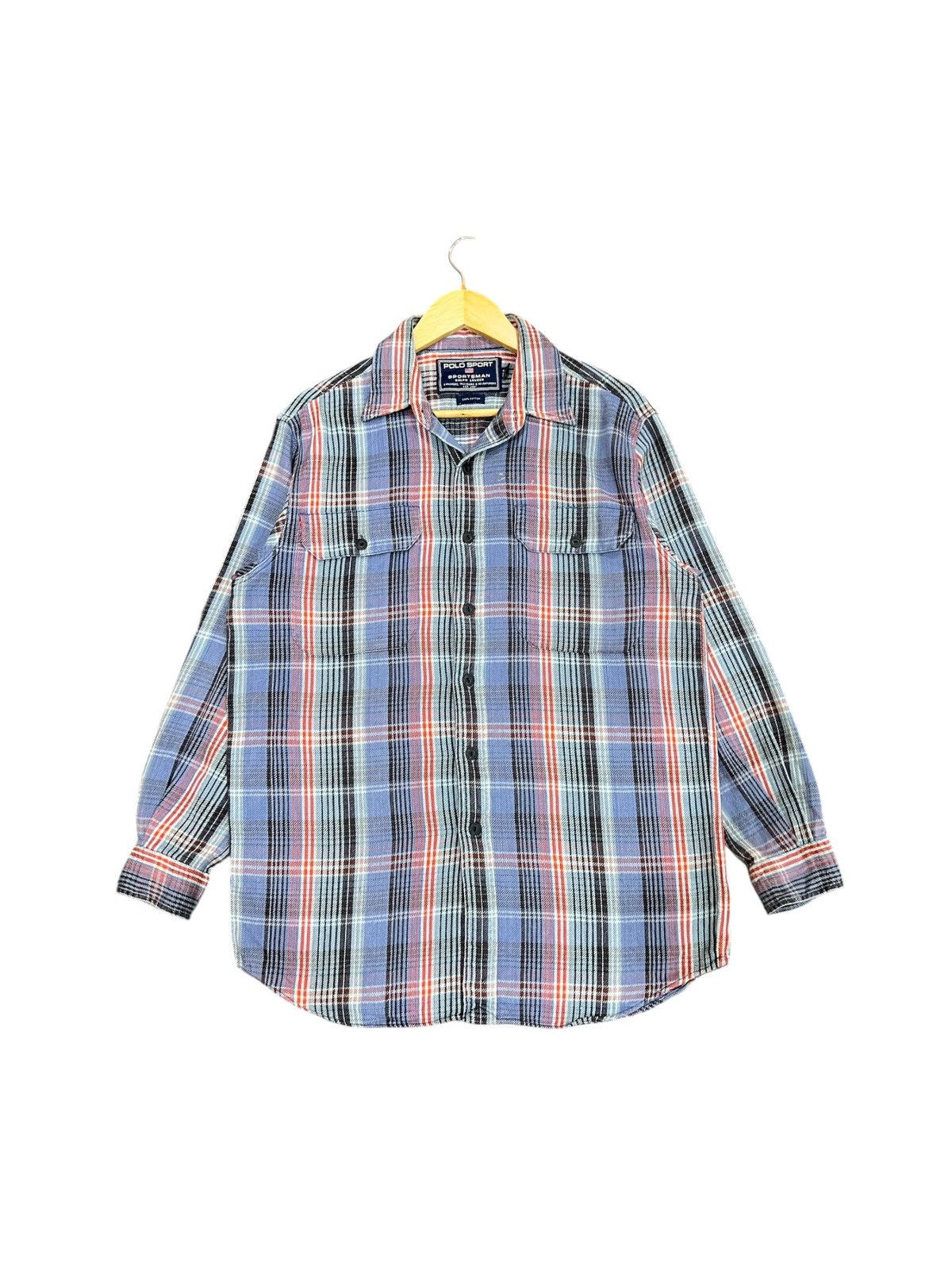 Polo Ralph Lauren × Ralph Lauren Polo Sport Sportsman Flannel Shirt Size US M / EU 48-50 / 2 - 1 Thumbnail