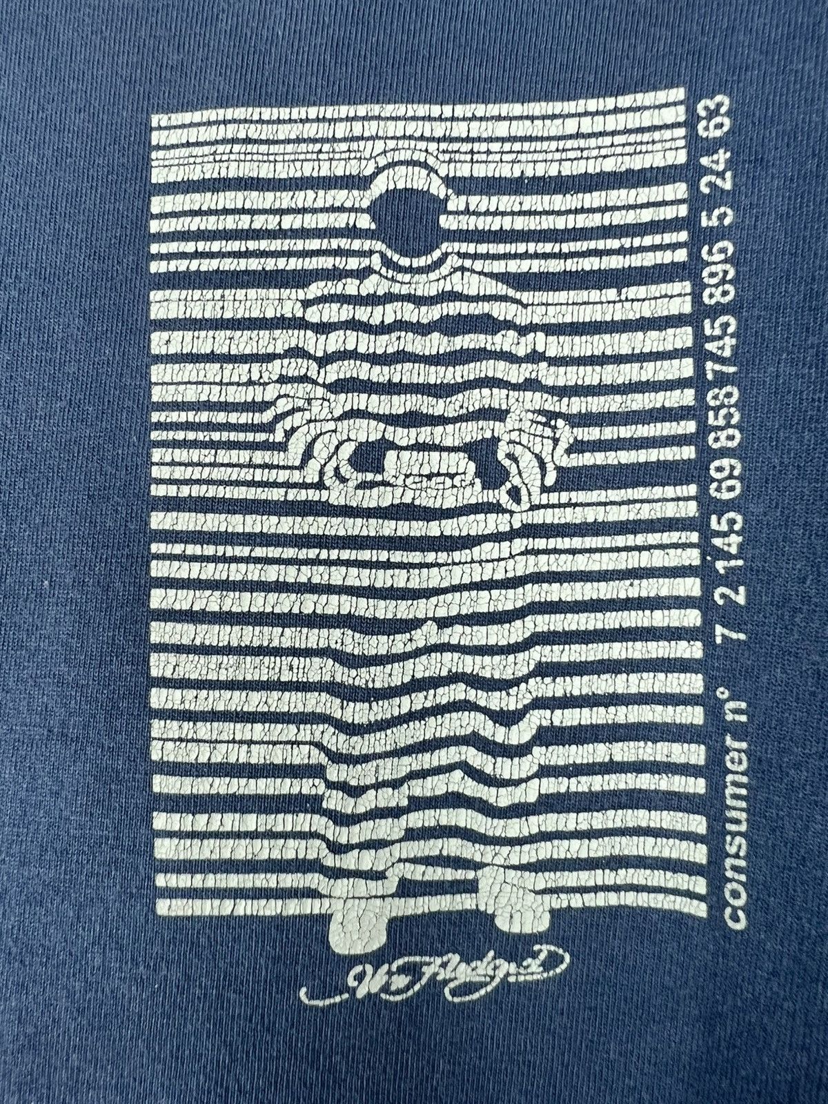 Japanese Brand × Vintage Unfledged Prisoner T shirt Blue Japanese Size US XL / EU 56 / 4 - 3 Thumbnail