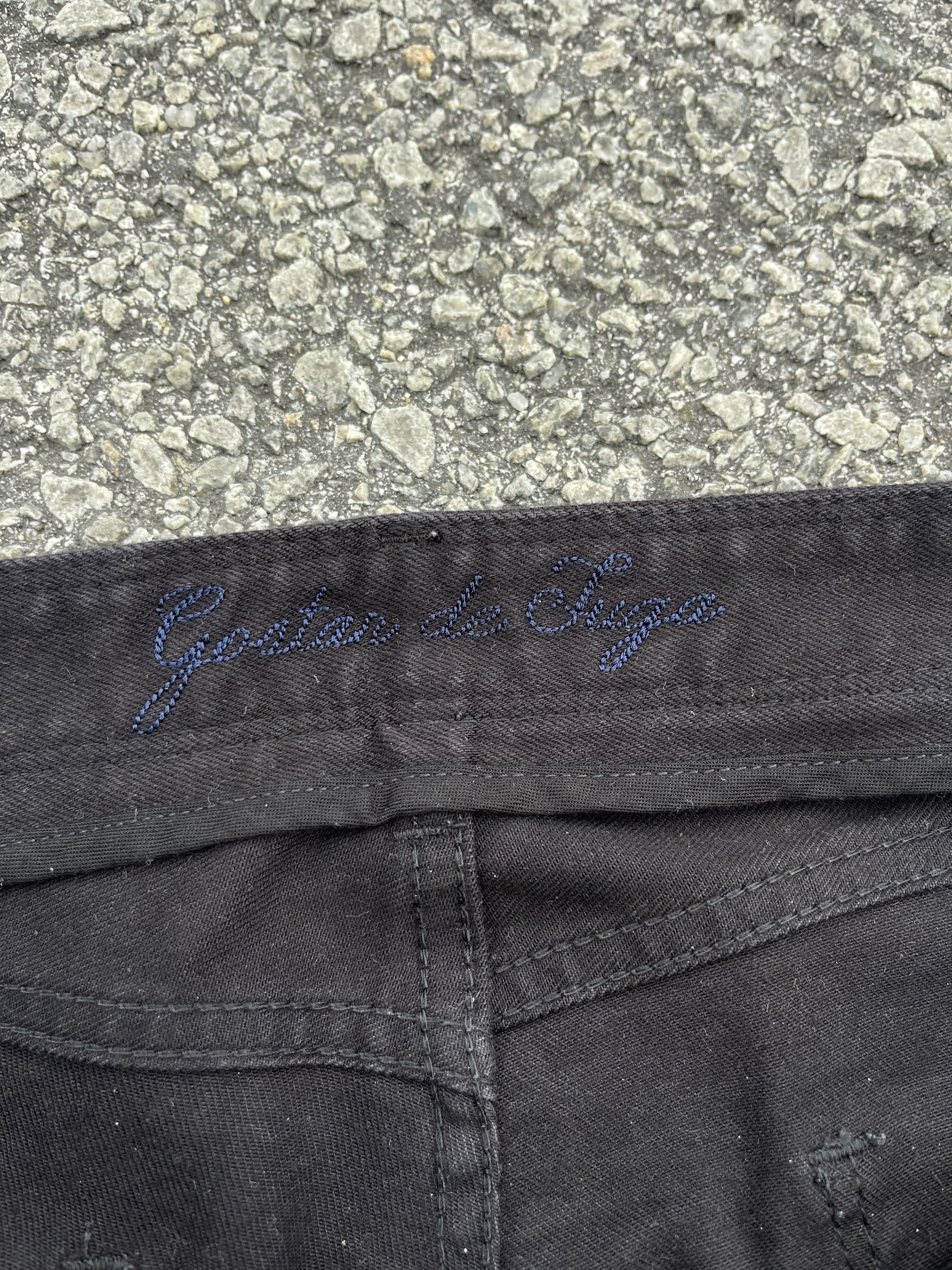 GOSTAR DE FUGA Gostar De Fuga Ripped Black Denim Skinny Outfits Size US 30 / EU 46 - 8 Thumbnail