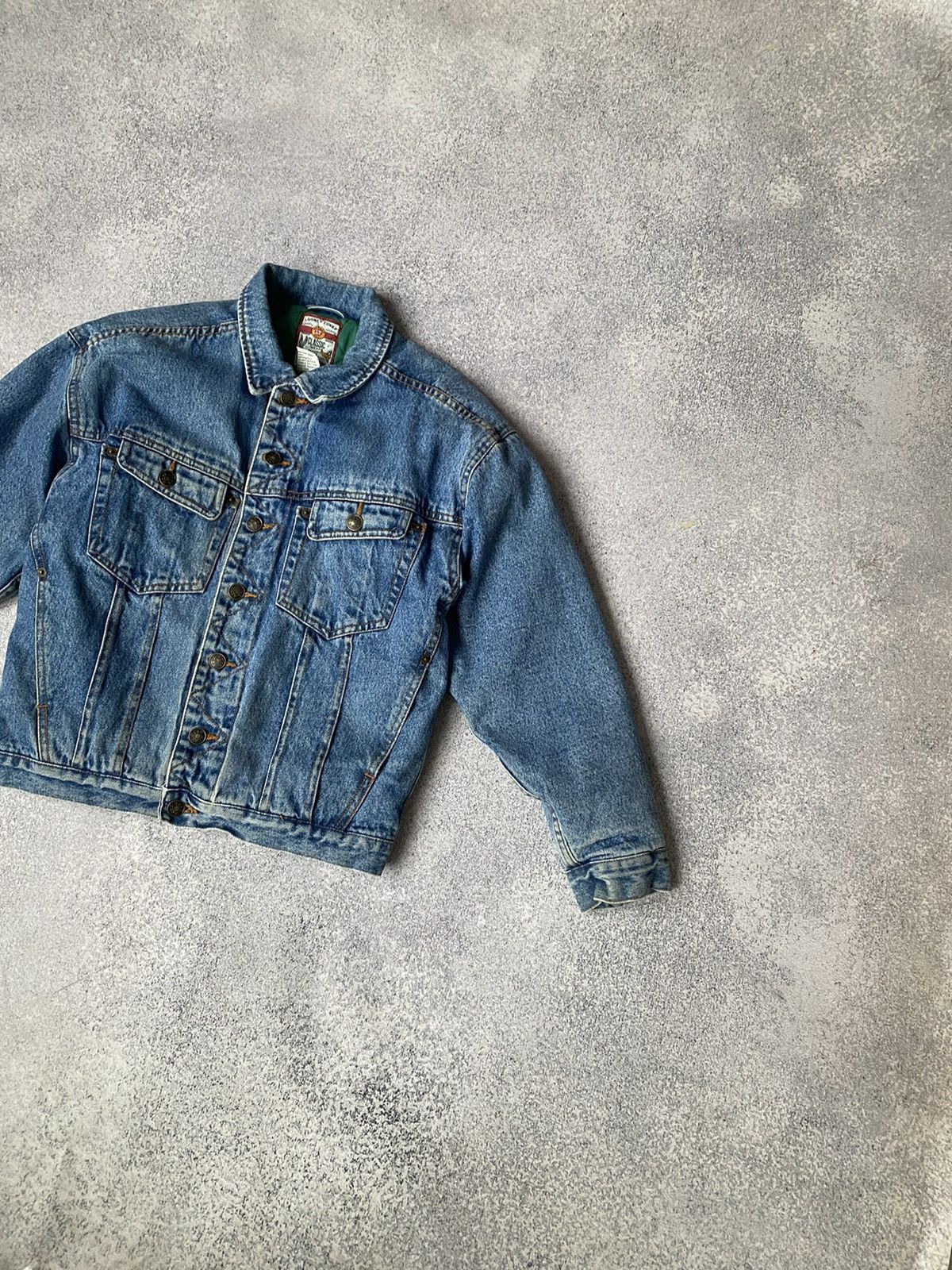 Vintage × Warner Bros VTG 90s Looney Tunes Warner Bros Acme Trading Jean Jacket Size US S / EU 44-46 / 1 - 4 Thumbnail