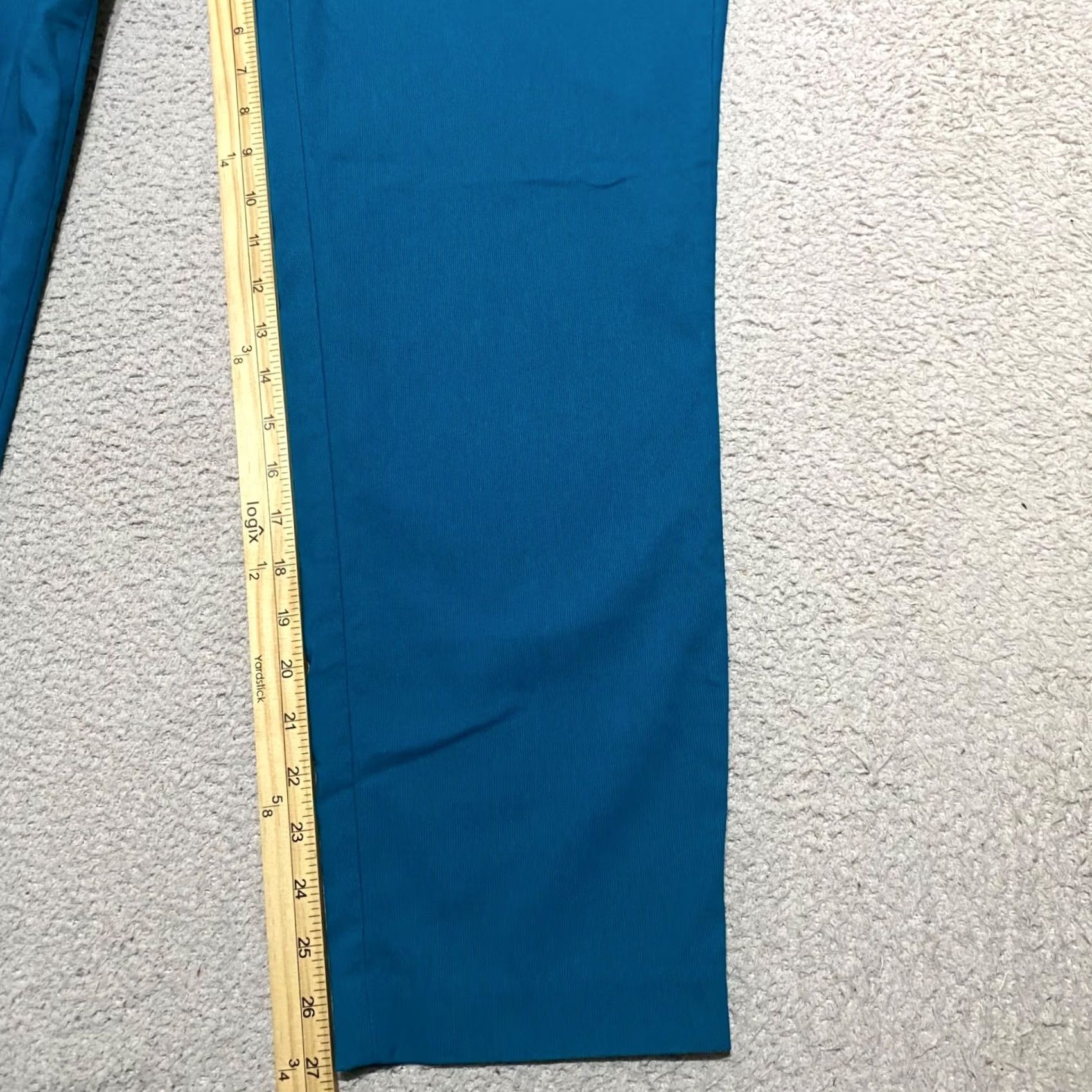 Vintage Lane Bryant Women's 16 Plus Dress Pants Blue The Allie Straight Business Office Pants Size 38" / US 16 / IT 52 - 5 Thumbnail