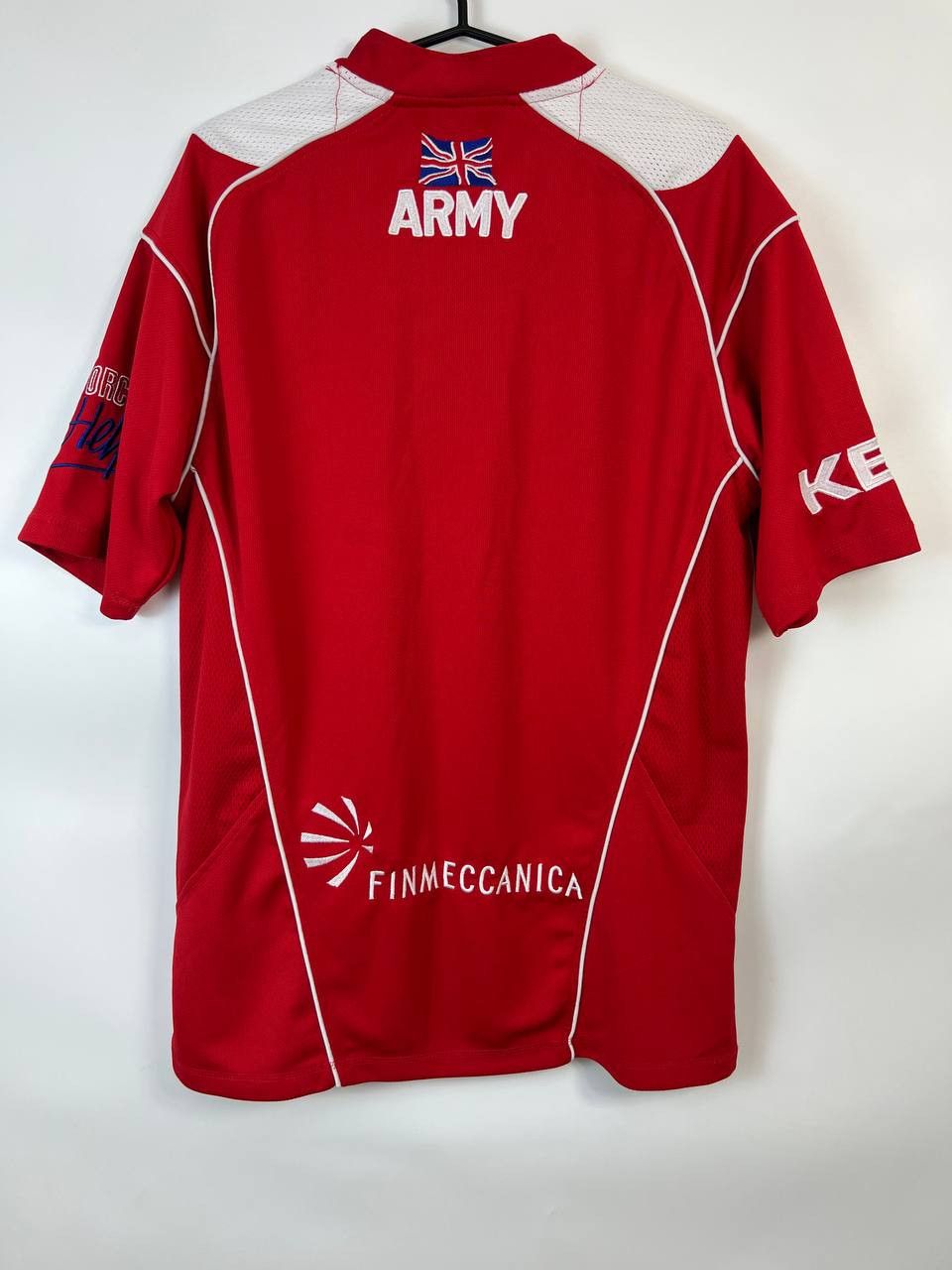 Other BRITISH ARMY RUGBY UNION SHIRT KOOGA RED SODEXO JERSEY Sz L Size US L / EU 52-54 / 3 - 6 Thumbnail