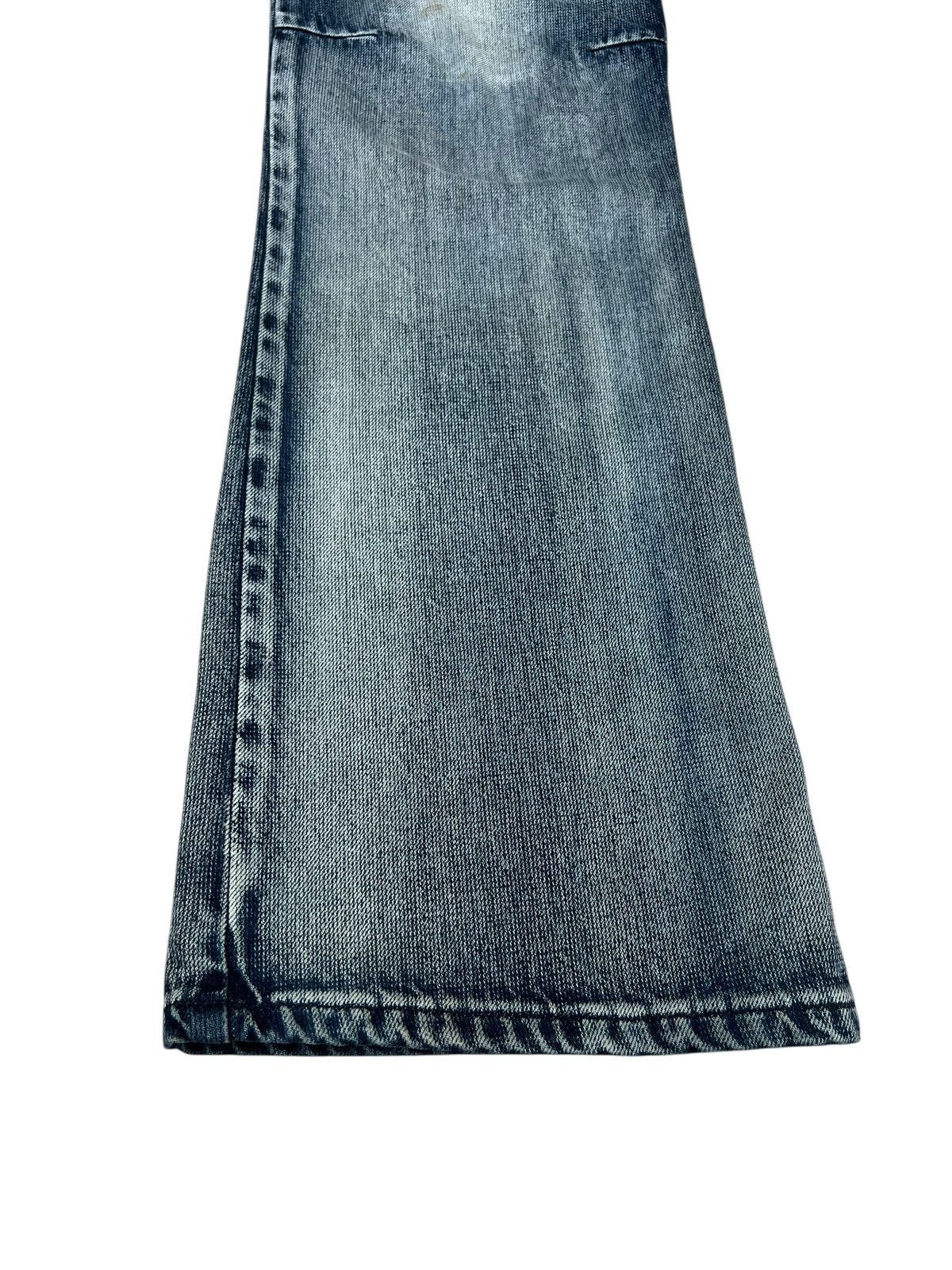 Edwin 2000s Edwin E-Function Mud Wash Fade Denim Bootcut Jeans Size US 32 / EU 48 - 11 Thumbnail