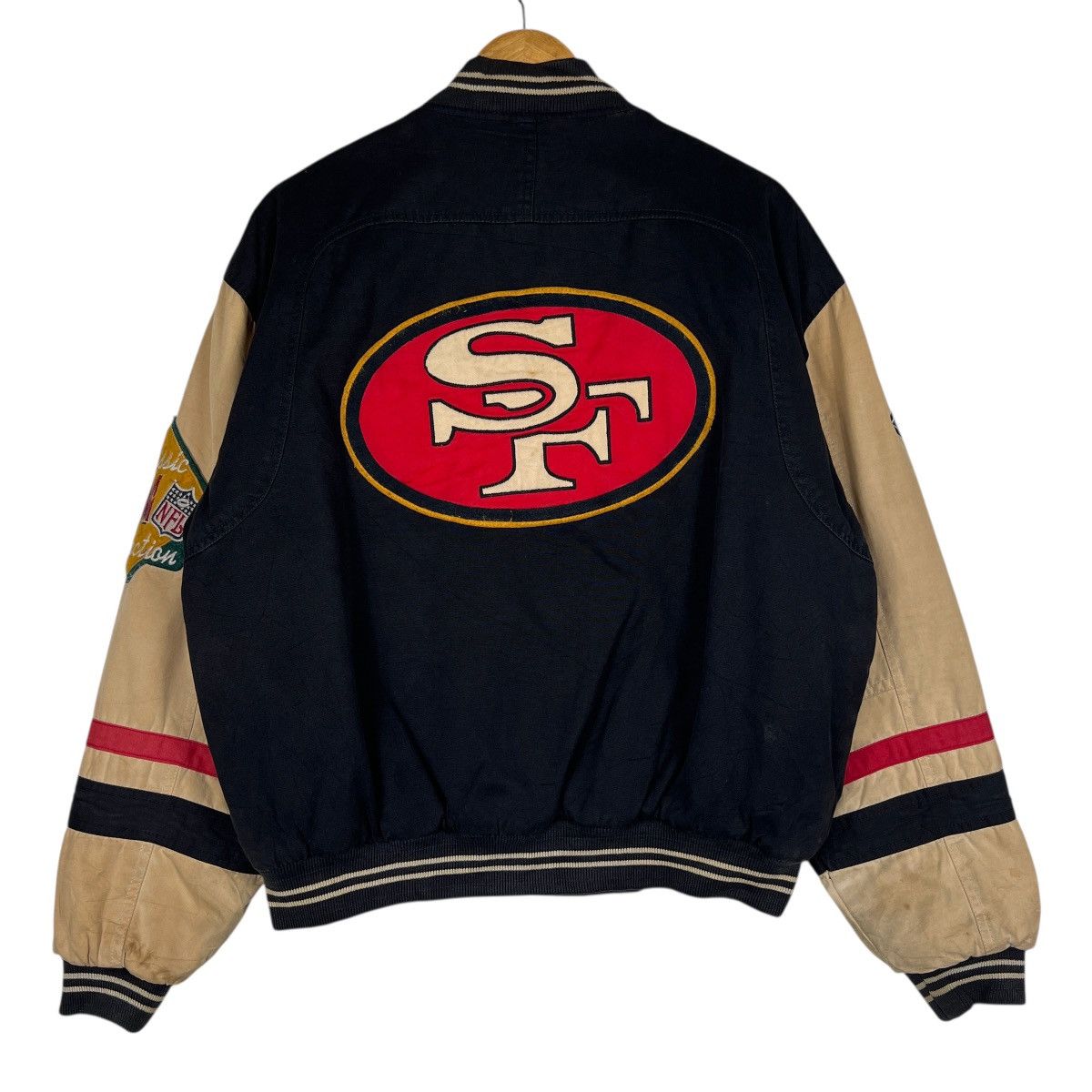 Mirage 🔥 VINTAGE NFL 46ERS SAN FRANCISCO TEAM BOMBER JACKET Size US M / EU 48-50 / 2 - 4 Thumbnail