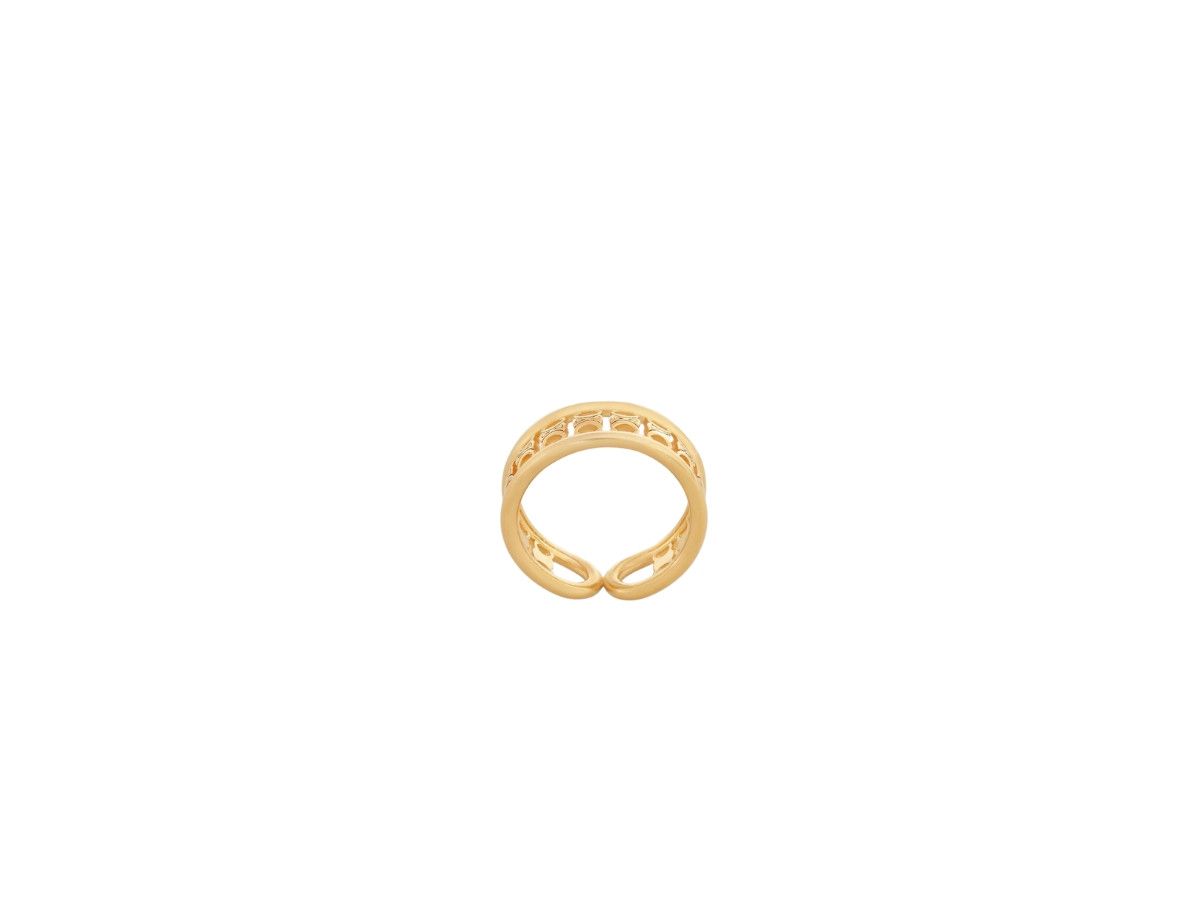 Celine o1loc1c0226 Size :OS/Triomphe Multi Ring in Golden Size ONE SIZE - 1 Thumbnail