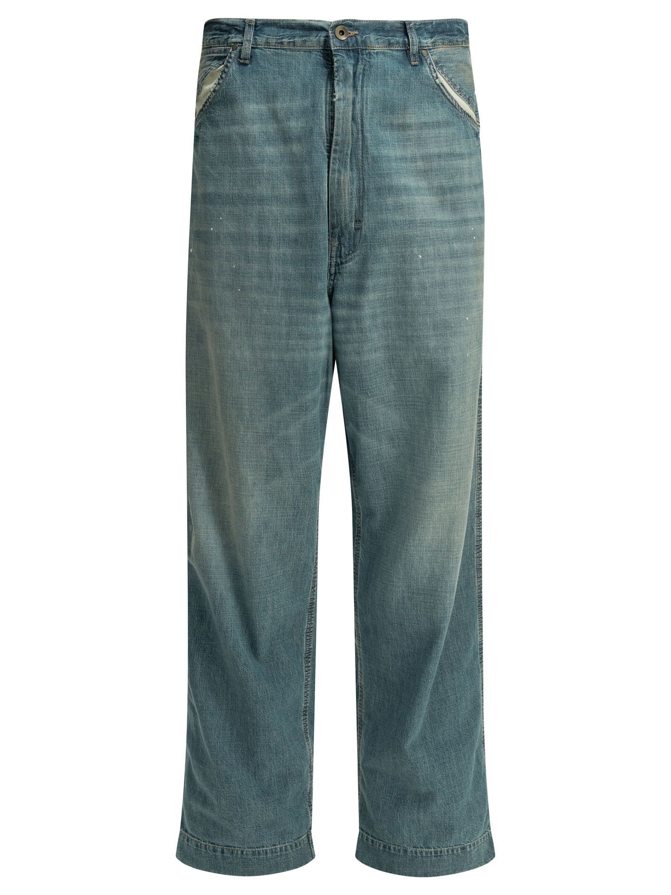 Maison Margiela Maison Margiela Wide Leg Jeans tag size 50 Men - USA Duties Paid Size US 34 / EU 50 - 1 Thumbnail
