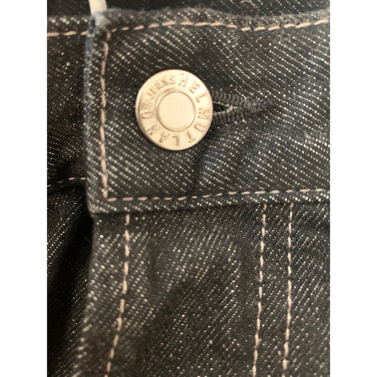 Helmut Lang HELMUT LANG BLACK EMBROIDERY JEANS Size US 31 - 12 Thumbnail