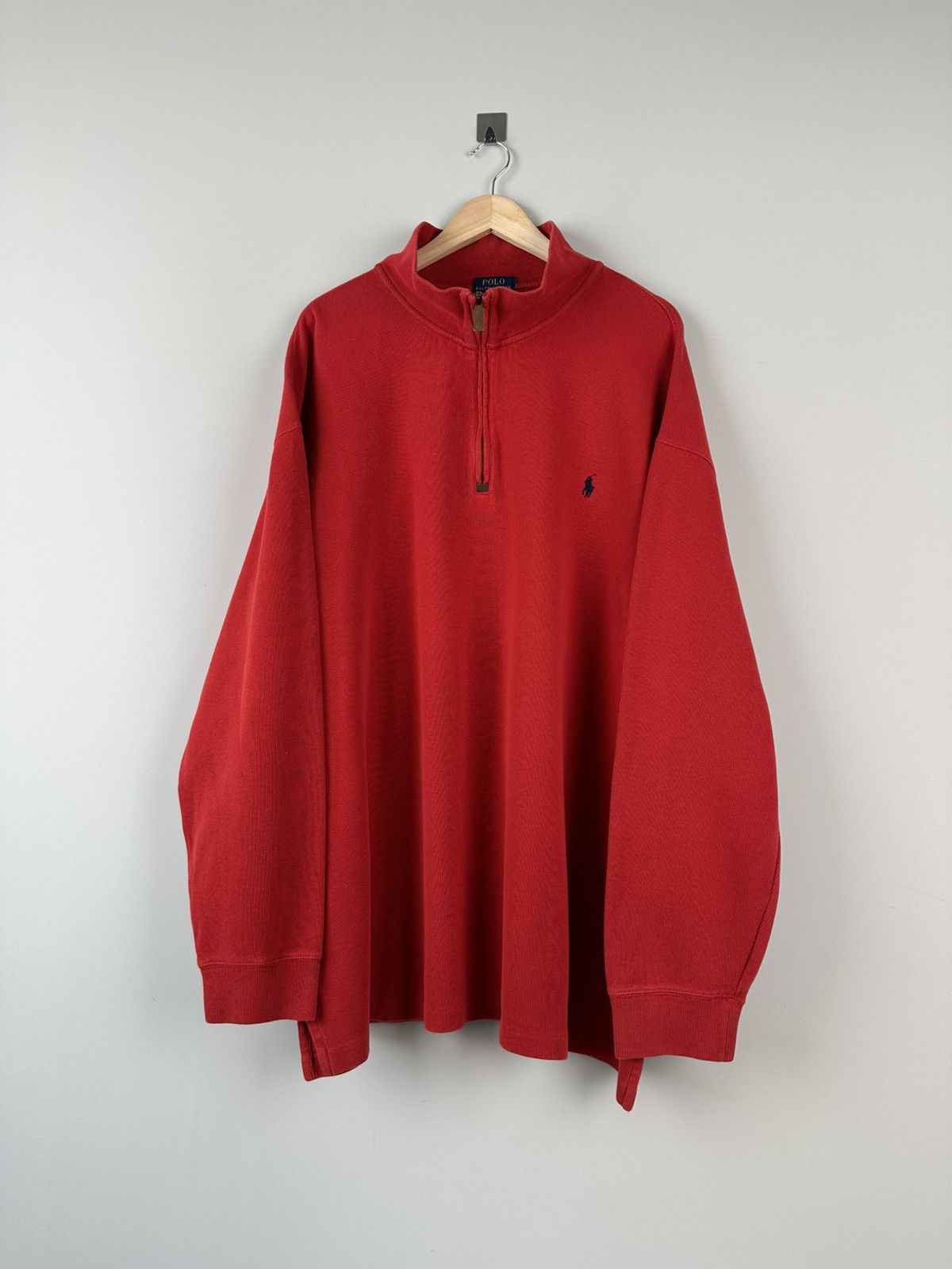 Polo Ralph Lauren Polo Ralph Lauren Oversized 1/4 Zip Sweater Size US XL / EU 56 / 4 - 4 Thumbnail