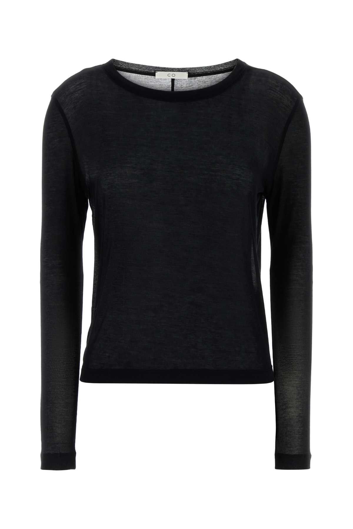 CO Black Cotton T-Shirt Size XS / US 0-2 / IT 36-38 - 1 Thumbnail
