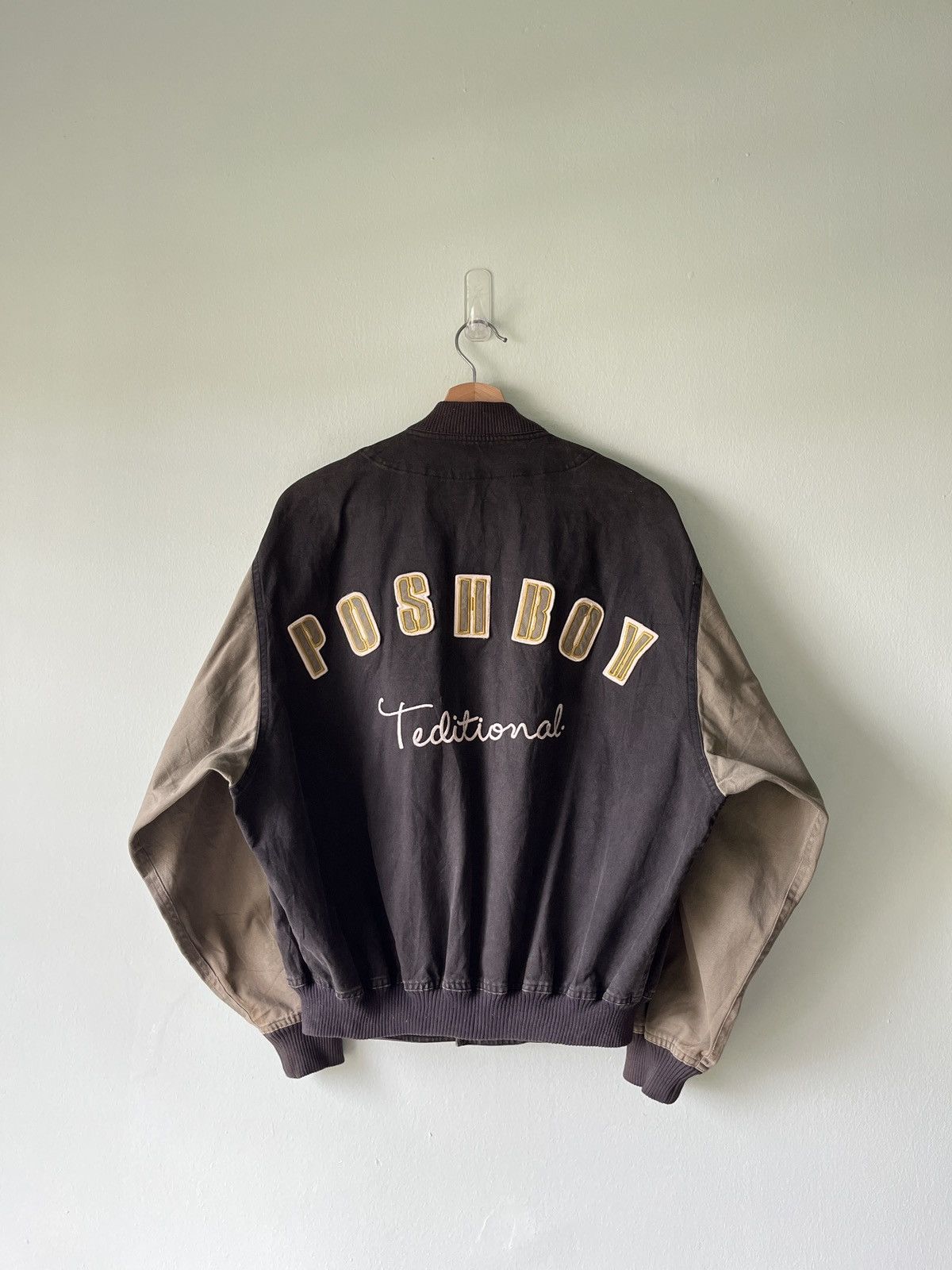Japanese Brand × Vintage Vintage Posh Boy Varsity Jacket Size US M / EU 48-50 / 2 - 2 Thumbnail
