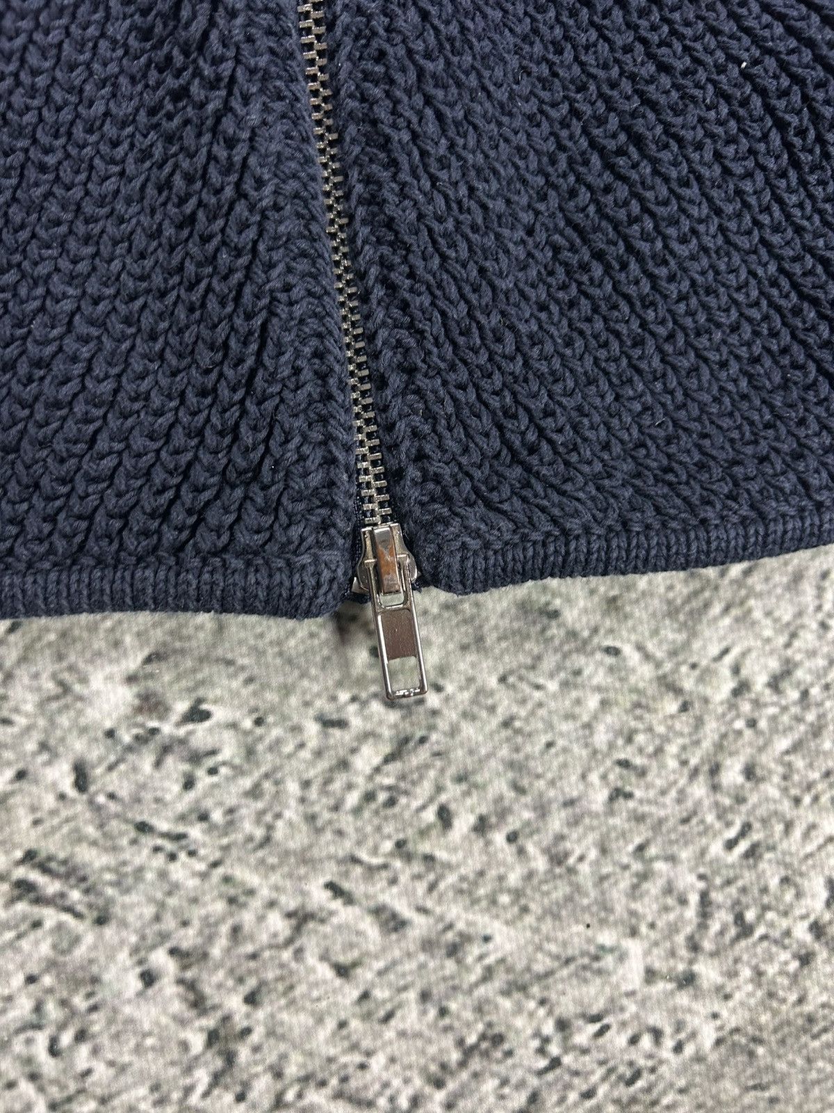 Sandro Sandro Paris zip sweater navy blue Size S / US 4 / IT 40 - 5 Thumbnail