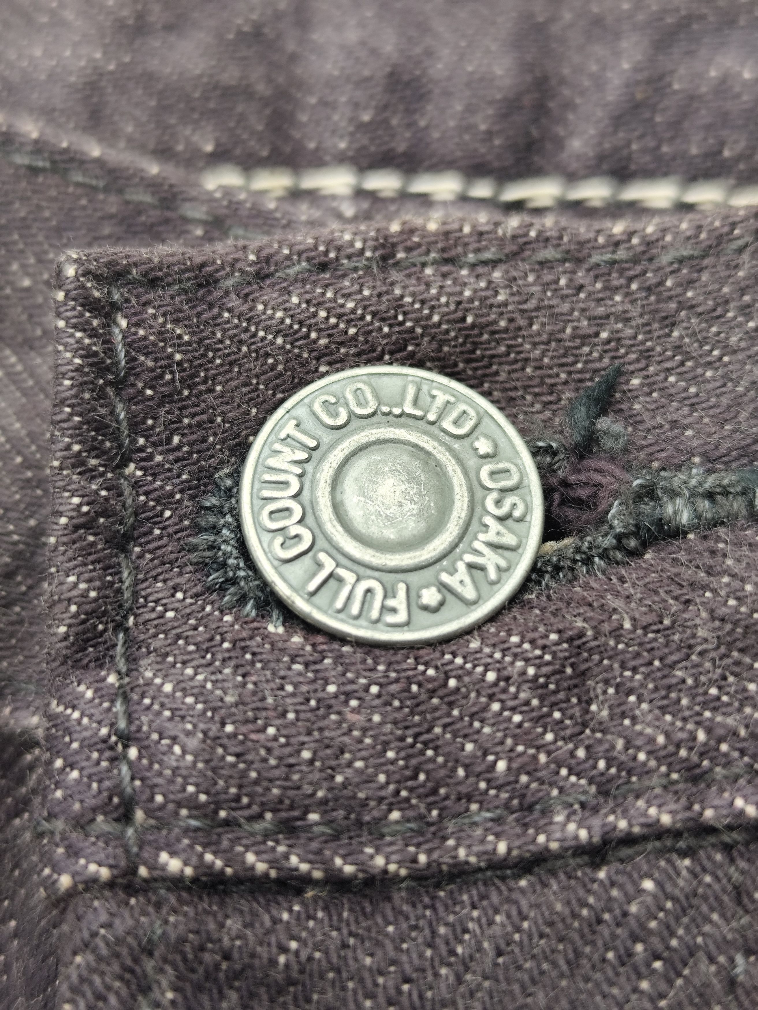 Full Count & Co. 🇯🇵FULL COUNT & CO SELVEDGE JEANS LOT 0104 W 27 L 33 Size US 27 - 7 Thumbnail