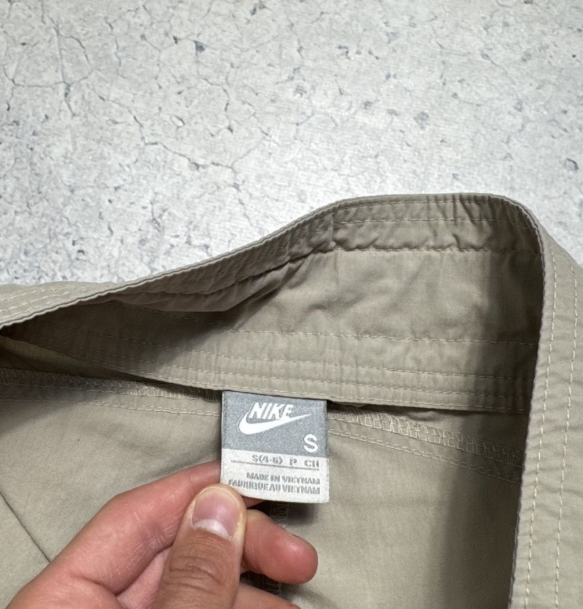 Nike Nike Vintage Cargo Pants Beige Drill Swoosh Outdoor Size US 30 / EU 46 - 7 Thumbnail