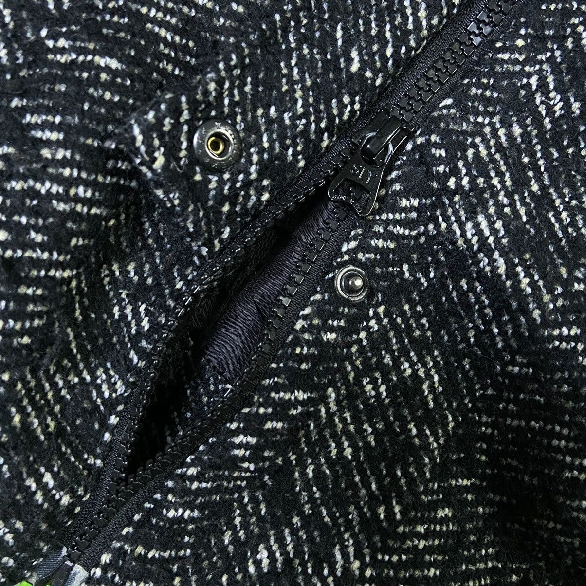 Japanese Brand SLY Japan Brand Tweed Hoodie Zip Up Size US M / EU 48-50 / 2 - 4 Thumbnail