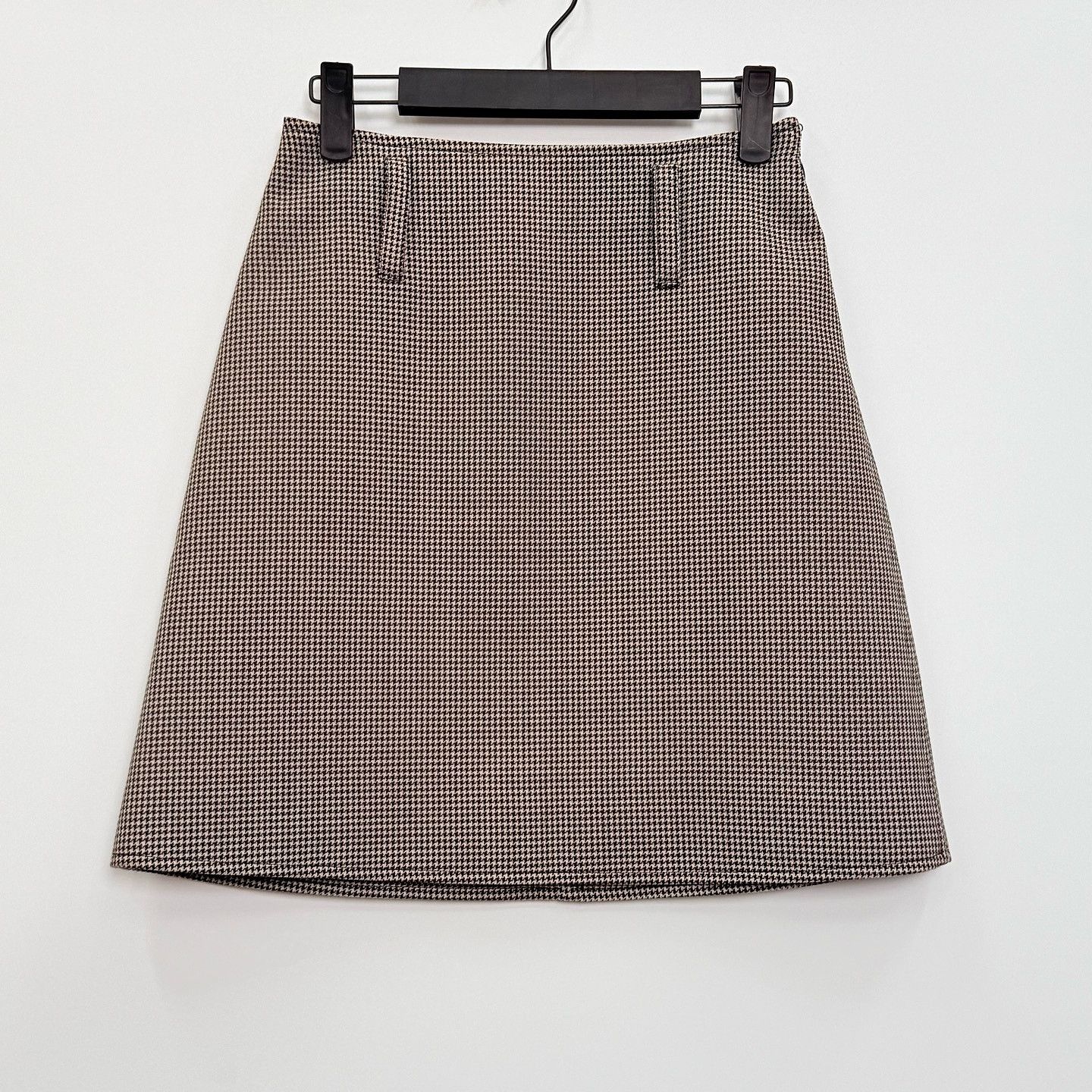 Celine Celine Houndstooth Wool Mini Skirt Size 34 Size 25" / US 0 / IT 36 - 1 Thumbnail