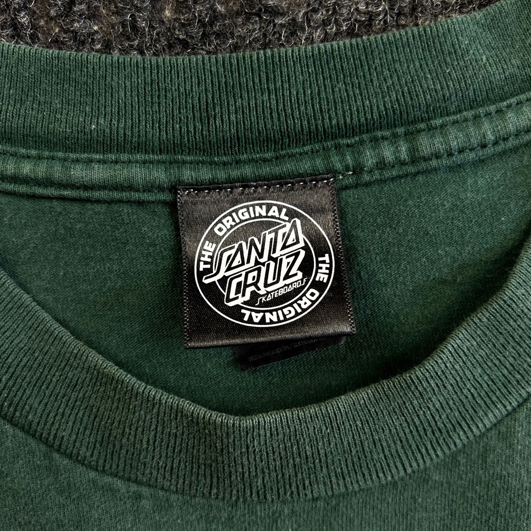 Vintage VINTAGE Santa Cruz T Shirt Green L Fisheye Logo Hang Tag 90s Skater Mens Shirt Size US L / EU 52-54 / 3 - 2 Thumbnail