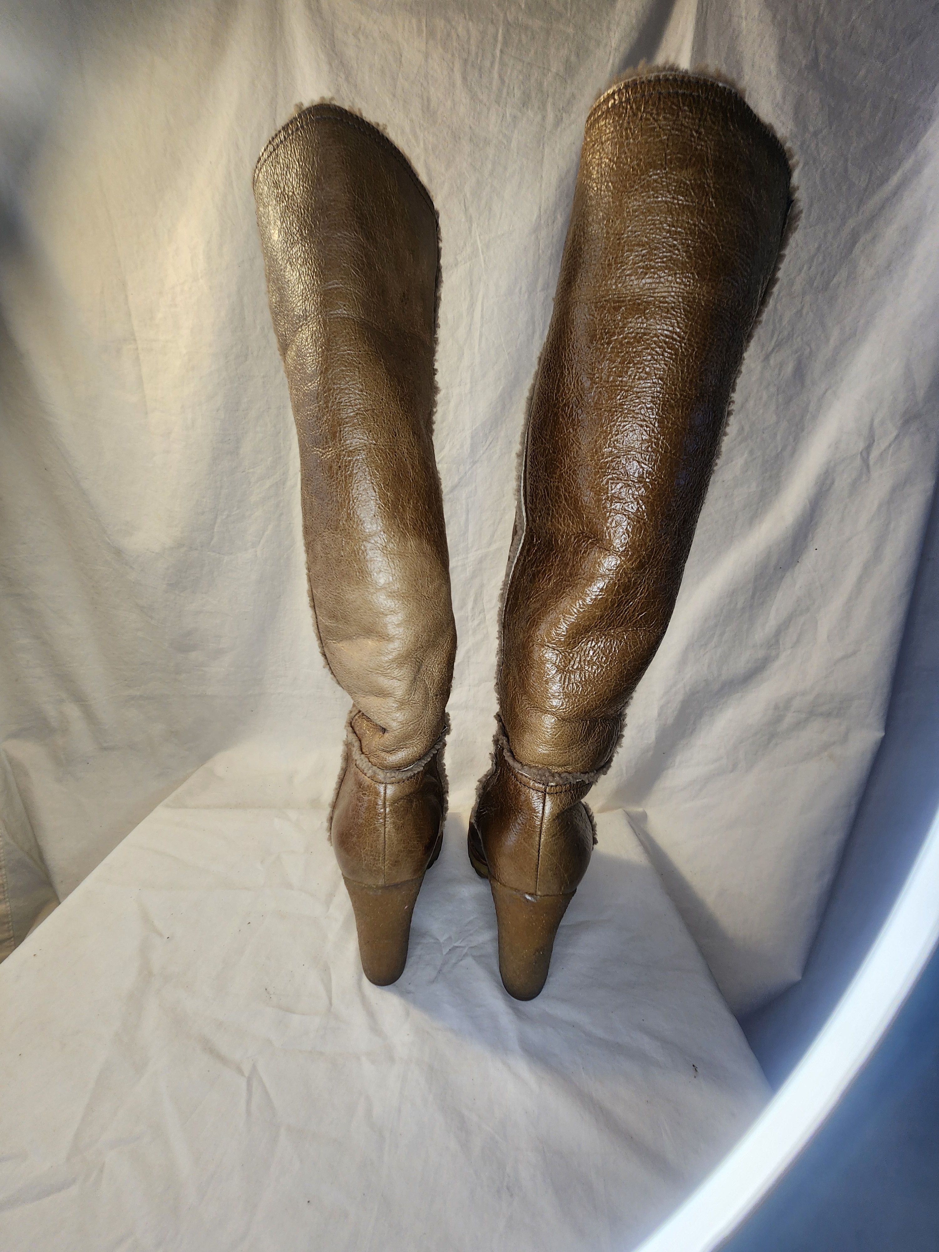 Prada sheepskin distressed Size US 7 / IT 37 - 6 Thumbnail