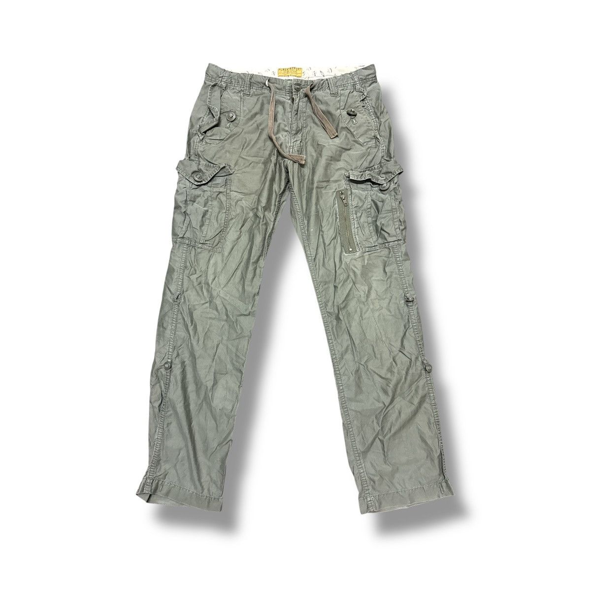 Other REAL USED FATIGUES SURPLUS STYLE ARMY PANTS Size US 34 / EU 50 - 1 Thumbnail