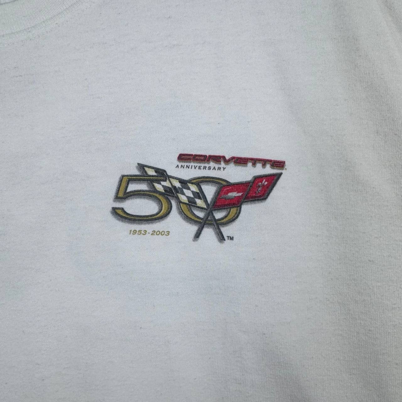 Other Vintage Corvette 50th Anniversary T Shirt Mens Graphic XL Size US XL / EU 56 / 4 - 3 Thumbnail