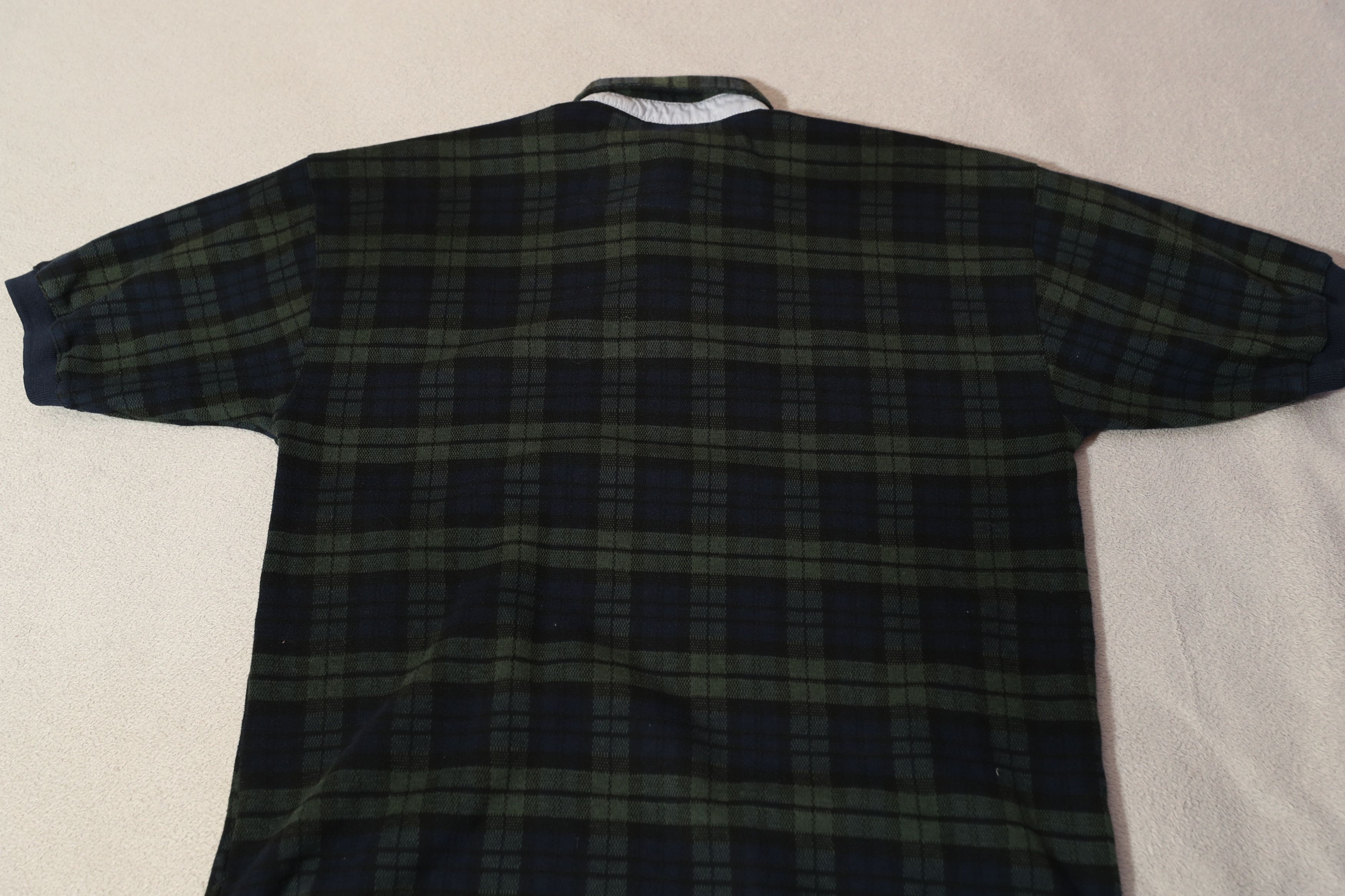 Vintage New River Classics J Riggings Green Tartan Polo (L) Size US L / EU 52-54 / 3 - 13 Thumbnail