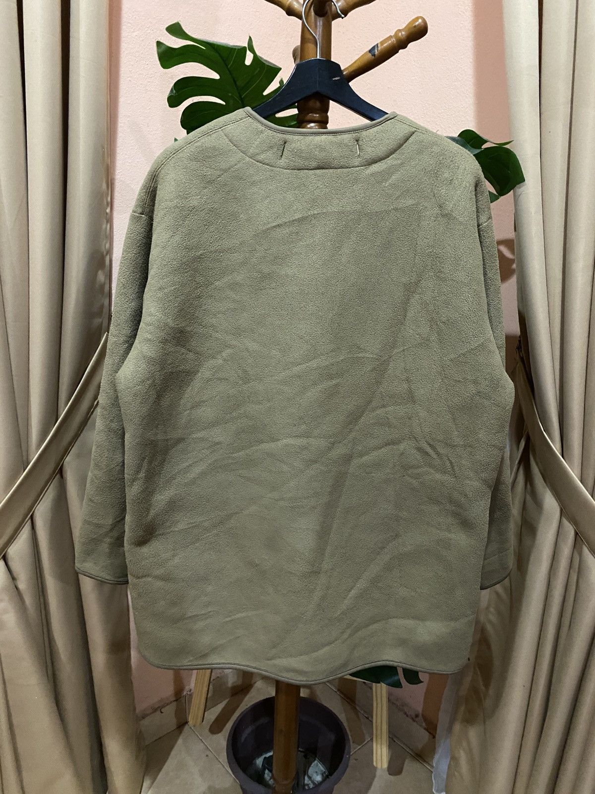 Engineered Garments × Uniqlo UNIQLO x Engineered Garments Olive Green Fleece Liner Jacket Size US M / EU 48-50 / 2 - 7 Thumbnail