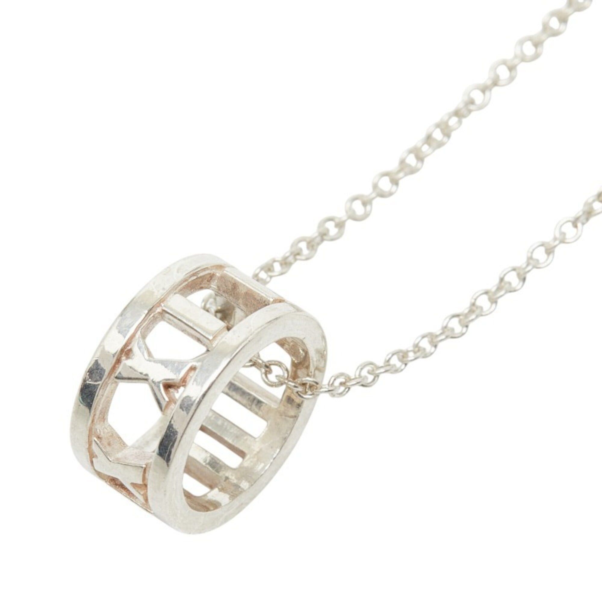 Tiffany & Co. Tiffany & Co. Atlas Ring Chain Pendant Necklace, SV925 Silver, Women's. Size ONE SIZE - 1 Thumbnail