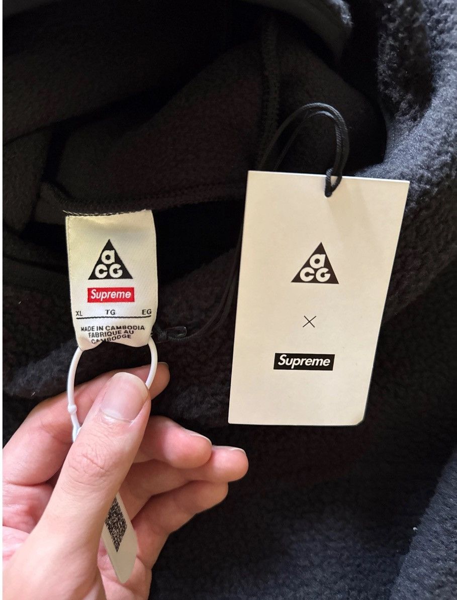 Nike ACG × Supreme [XL] Nike ACG X Supreme Ninja Fleece Size US XL / EU 56 / 4 - 4 Thumbnail