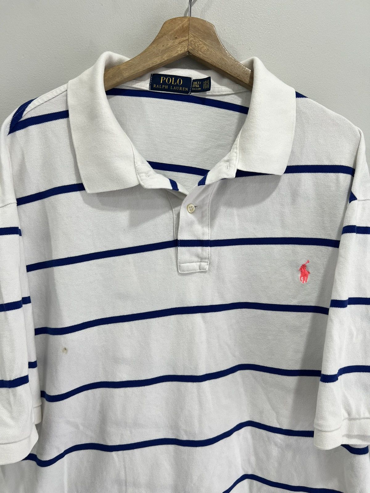 Ralph Lauren Vintage Ralph Lauren Polo Striped shirt 3XL Size US XXL / EU 58 / 5 - 2 Thumbnail