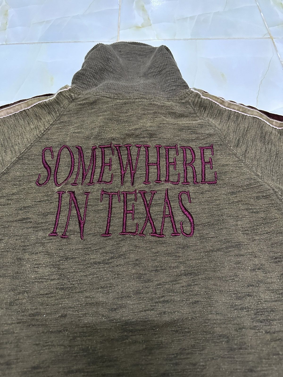 If Six Was Nine × Japanese Brand Vintage Heritage Stone Somewhere In Texas Zipper Jacket Size US S / EU 44-46 / 1 - 14 Thumbnail
