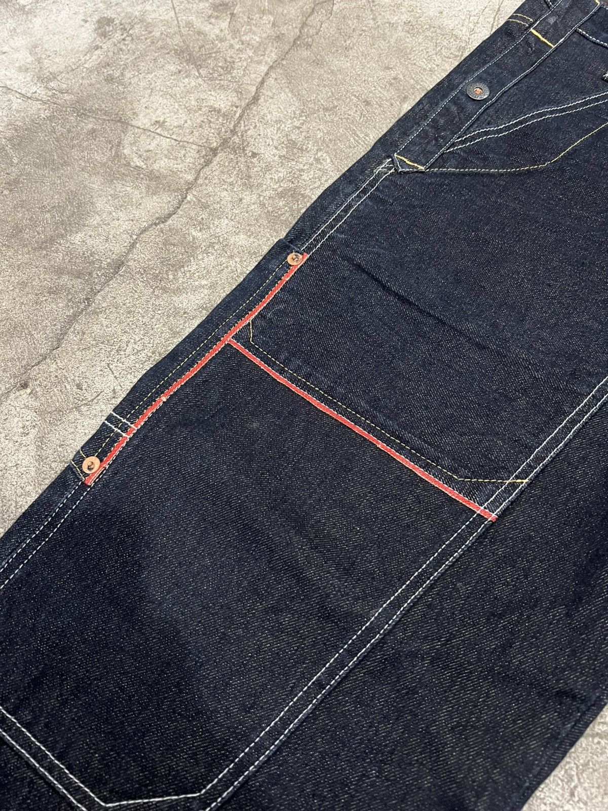Evisu Vintage EVISU 2000 BUCKLE BACK SELVEDGE POCKET DENIM PANTS Size US 36 / EU 52 - 10 Thumbnail
