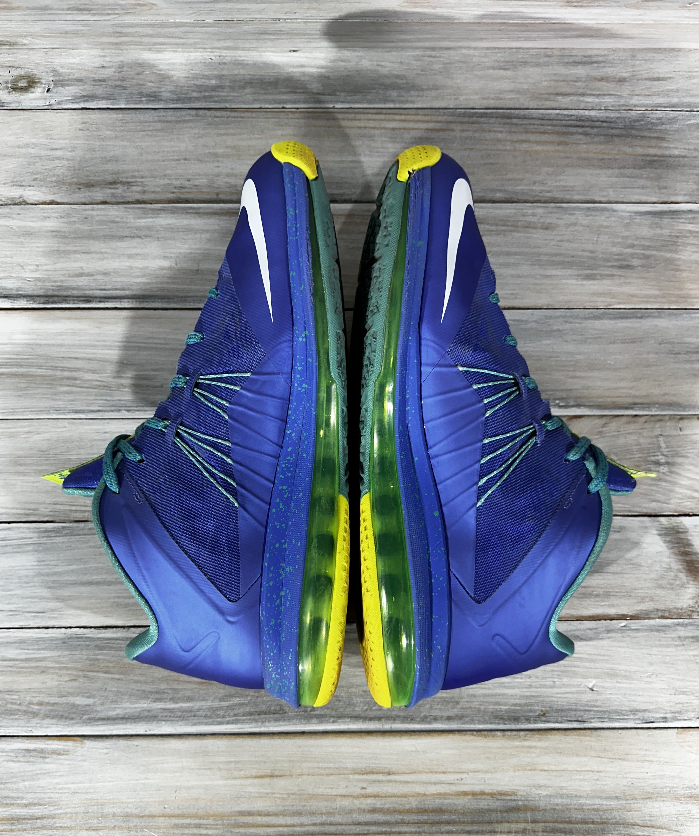 Nike NIKE Air Max Lebron 10(X) Low Sprite Basketball Sneakers Size US 10 / EU 43 - 7 Thumbnail