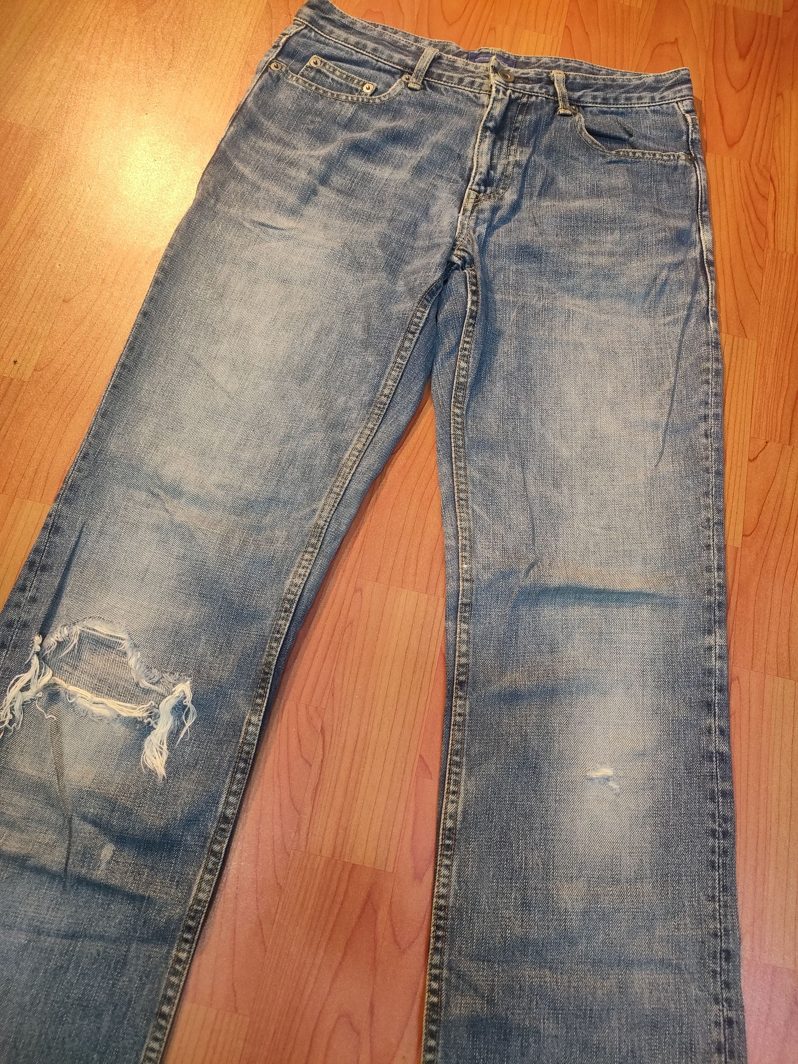 Marithe + Francois Girbaud Distressed Marine Francaise Jeans Size US 30 / EU 46 - 6 Thumbnail