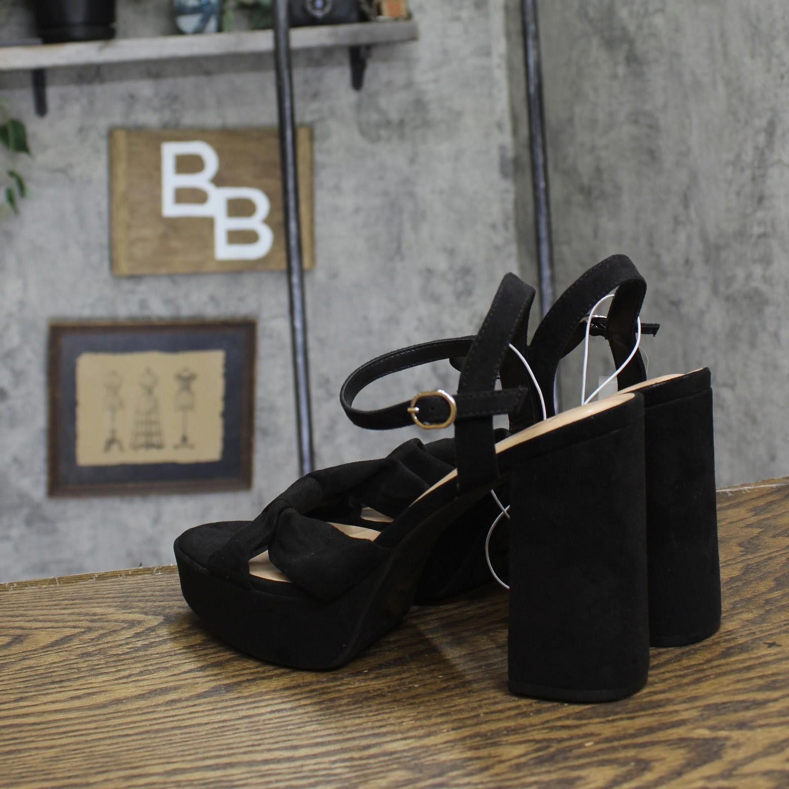 Other Nwt A New Day Womens Riah Platform Heels 88075209 Black 10m Size US 10 / IT 40 - 2 Thumbnail