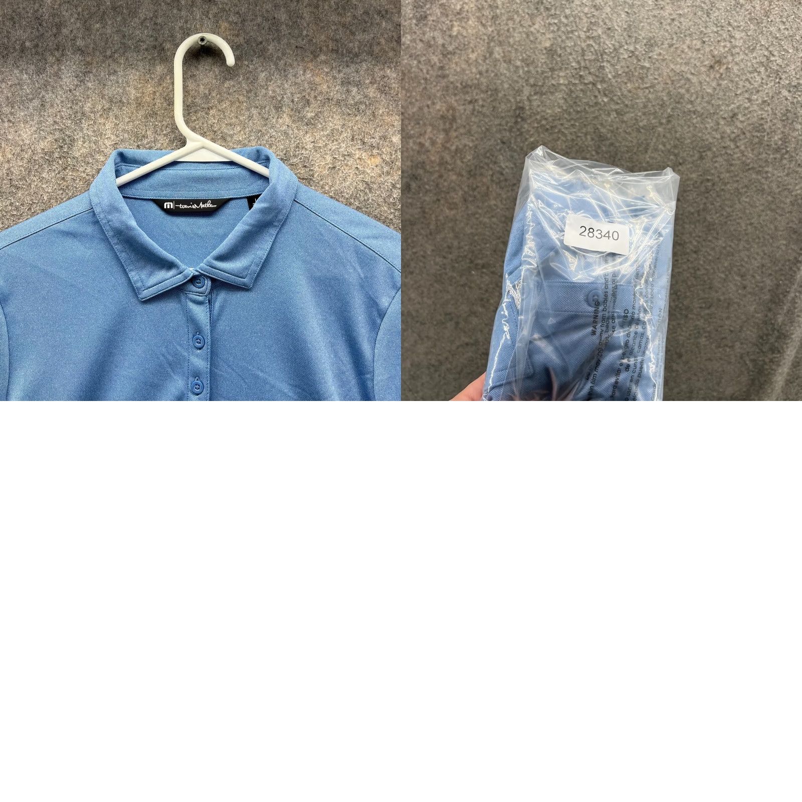 TravisMathew VINTAGE Travis Mathew Polo Shirt Women Large Blue Golf Golfer Performance Fit Heather Size L / US 10 / IT 46 - 9 Thumbnail