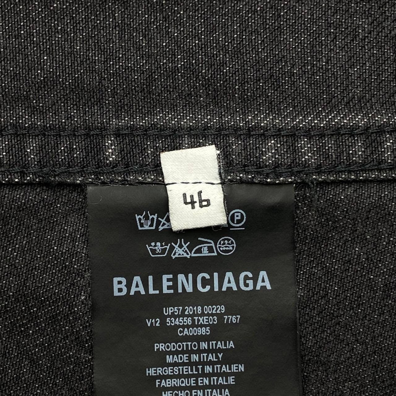 Balenciaga Balenciaga Graffiti Oversize Denim Jacket Size US S / EU 44-46 / 1 - 8 Thumbnail