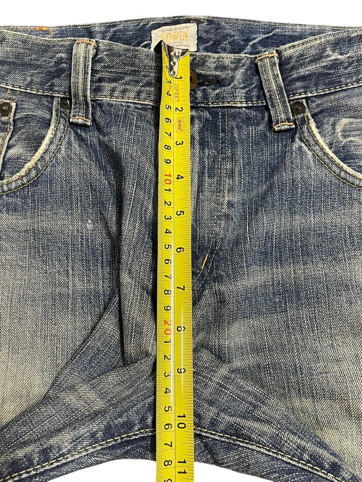 Edwin Vintage Japan Edwin 505zx Faded Wash Style Baggy Jeans Size US 33 - 17 Thumbnail
