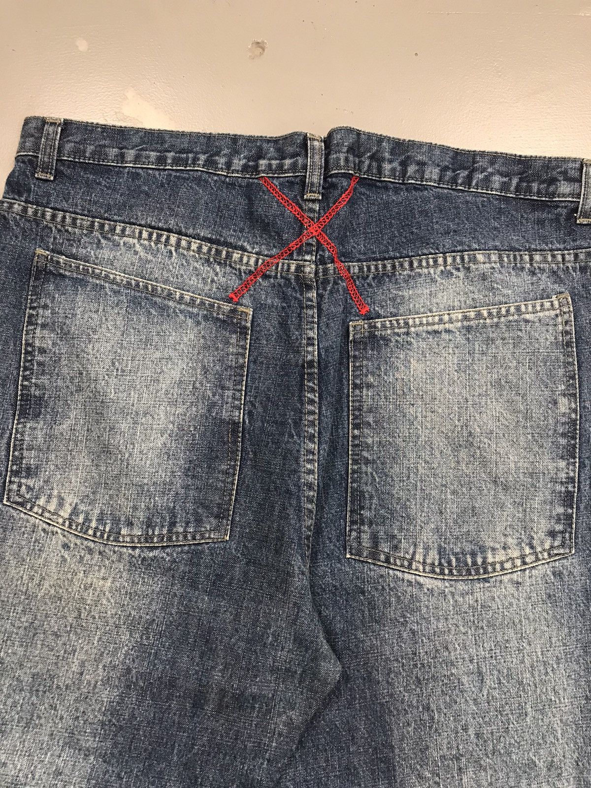 JNCO × Southpole × Vintage Vintage Deep impact SpellOut embroidered baggy fit denim Size US 39 - 11 Thumbnail