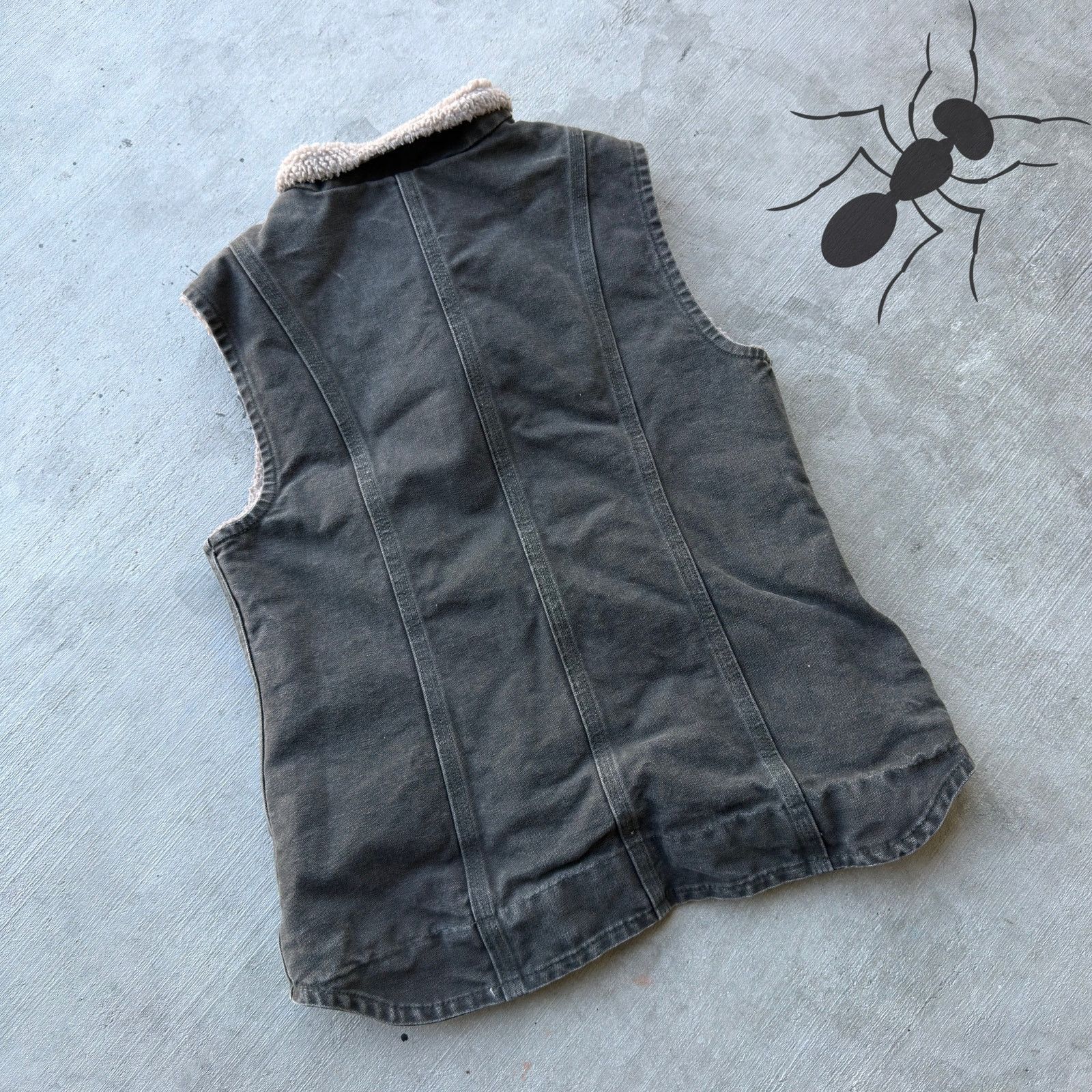 Carhartt × Vintage Vintage Y2K Carhartt WOMENS WV001 green work wear vest Size US S / EU 44-46 / 1 - 4 Thumbnail