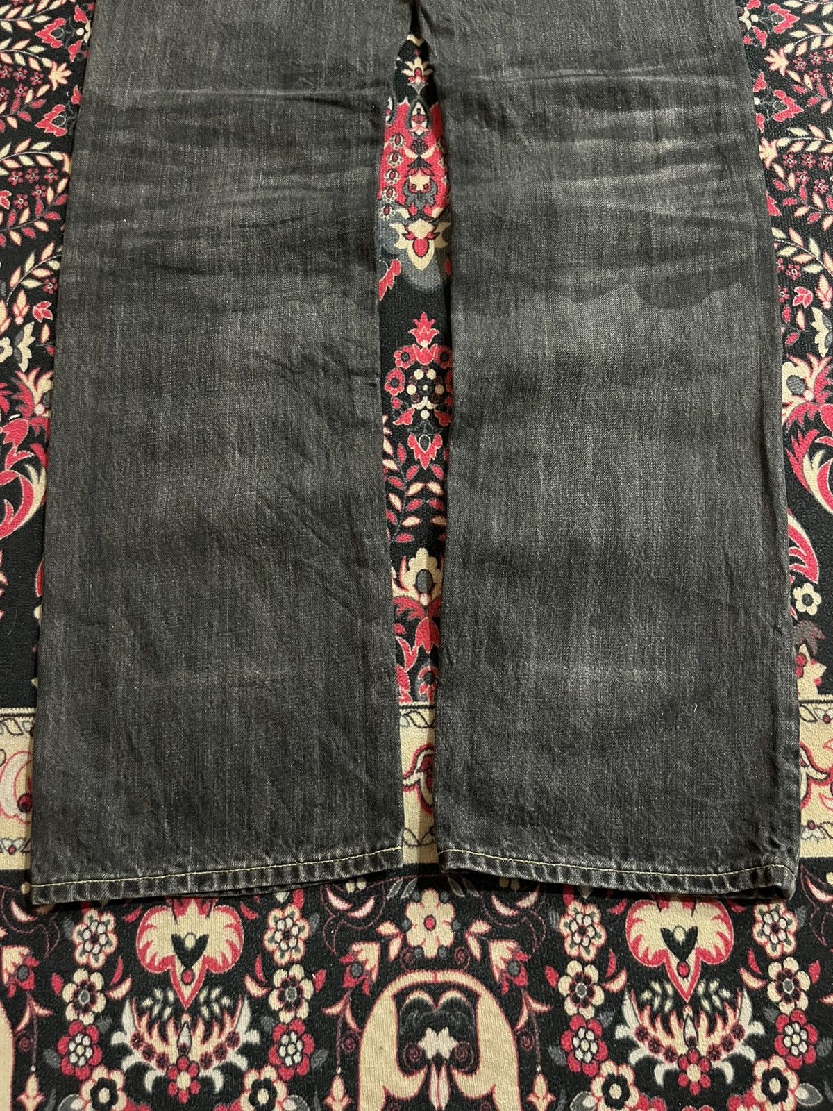Undercover × Uniqlo Vintage Uniqlo UJ Dark Whisker Regular Fit Straight Leg Jean Size US 33 - 9 Thumbnail