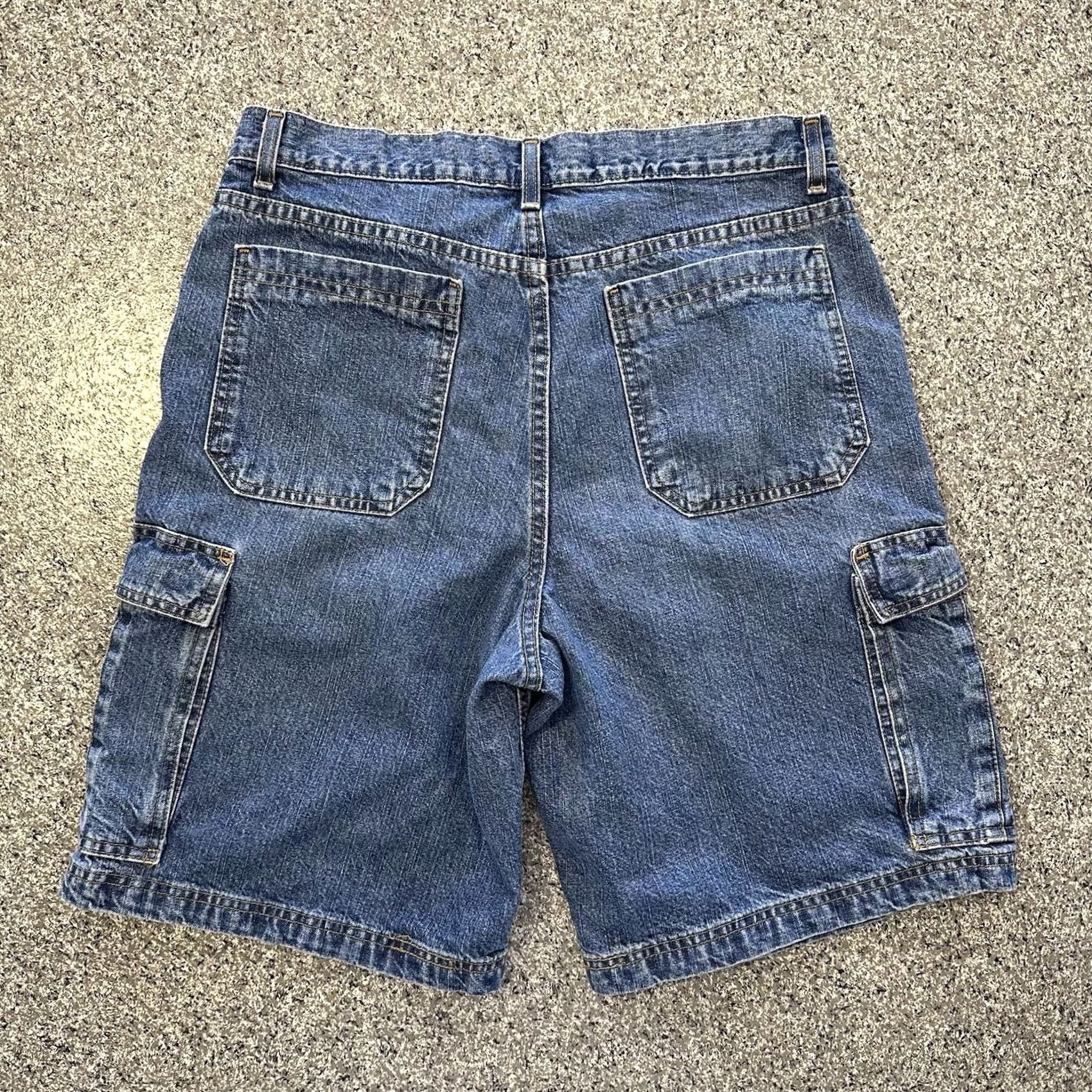 Faded Glory Faded Glory Denim Cargo Shorts Mens 34x10 Vintage Y2K Jean Co Cotton Denim Cargo 5-Pocket Mens Size US 34 / EU 50 - 7 Thumbnail