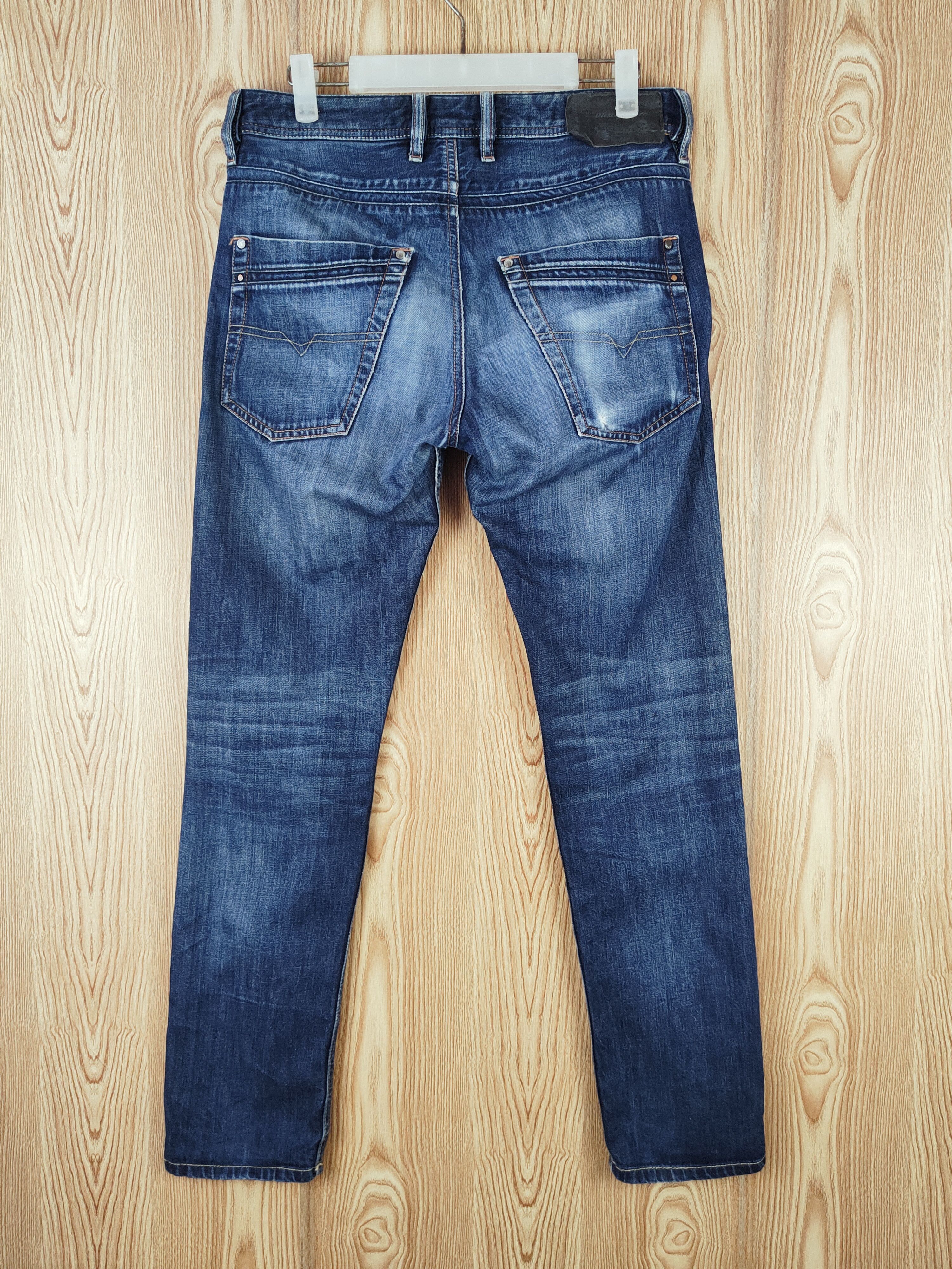Diesel Diesel Dark Blue Distressed Ripped Jeans #S2703 Size US 30 / EU 46 - 9 Thumbnail