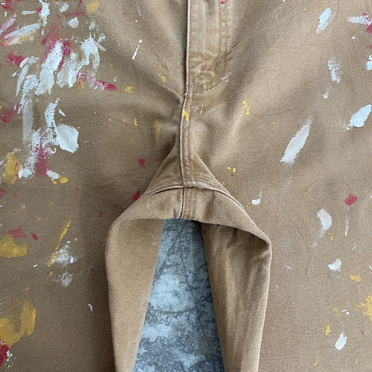 Carhartt Vintage Carhartt Tan Splatter Painter Workwear Pants Size US 33 - 11 Thumbnail