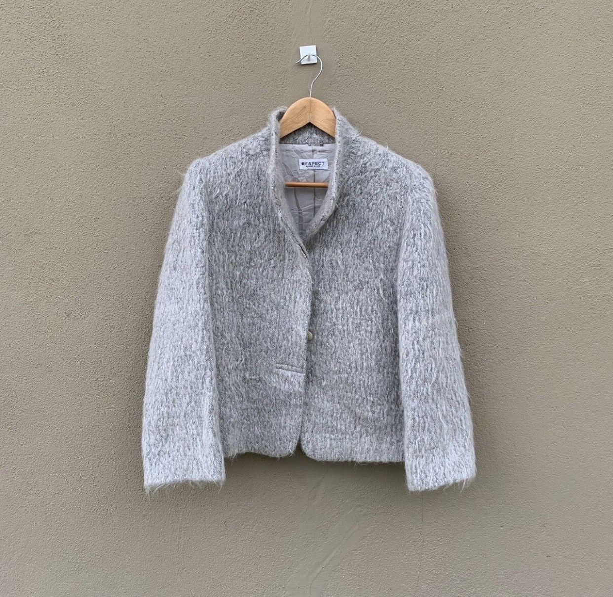 Vintage JapaneseBrand Vintage Mohair Jacket Cardigan Size M / US 6-8 / IT 42-44 - 1 Thumbnail