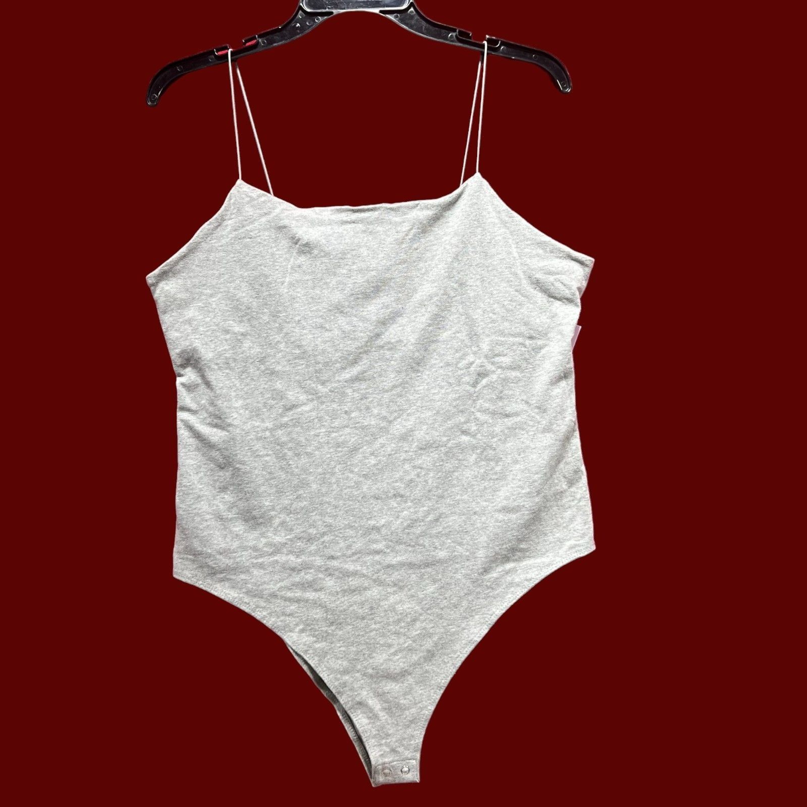 Other Wild Fable - Women's Spaghetti Strap Bodysuit - Gray - Extra Size XL / US 12-14 / IT 48-50 - 3 Thumbnail