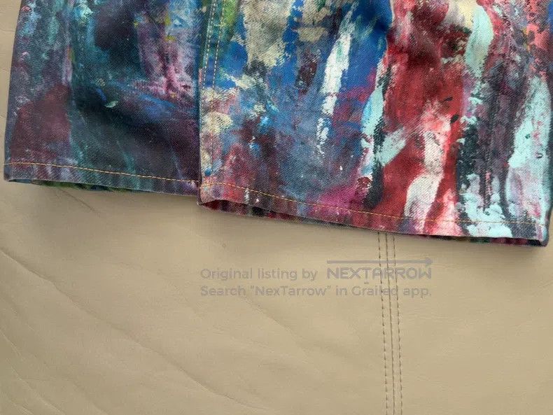 Acne Studios Acne Studios 3D-Printed Ink-Splattered Jeans Size 32" / US 10 / IT 46 - 5 Thumbnail