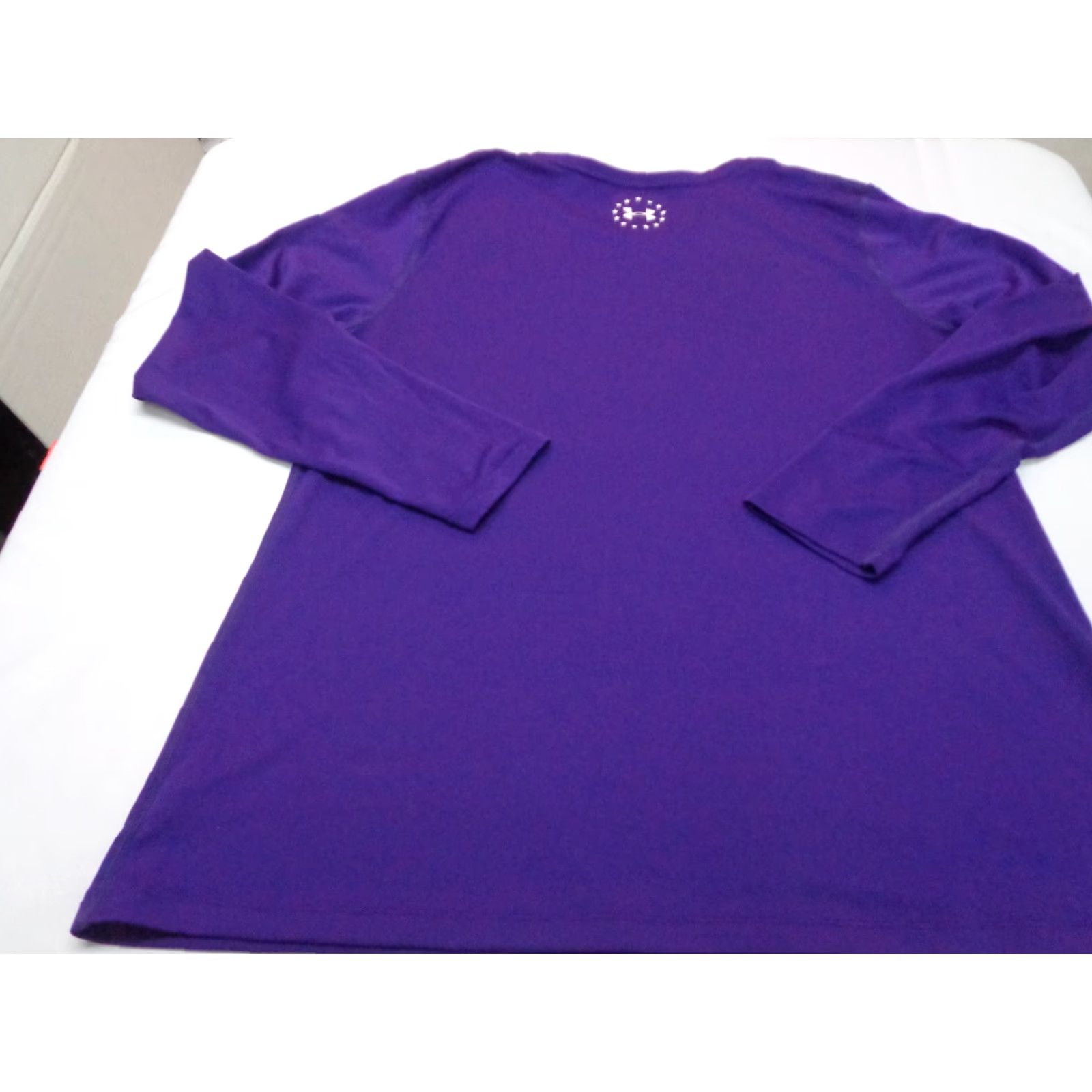 Under Armour Under Armour T Shirt Women’s XL Long Sleeve Purple Wounded Warrior Project Crew Neck Athletic Size XL / US 12-14 / IT 48-50 - 7 Thumbnail